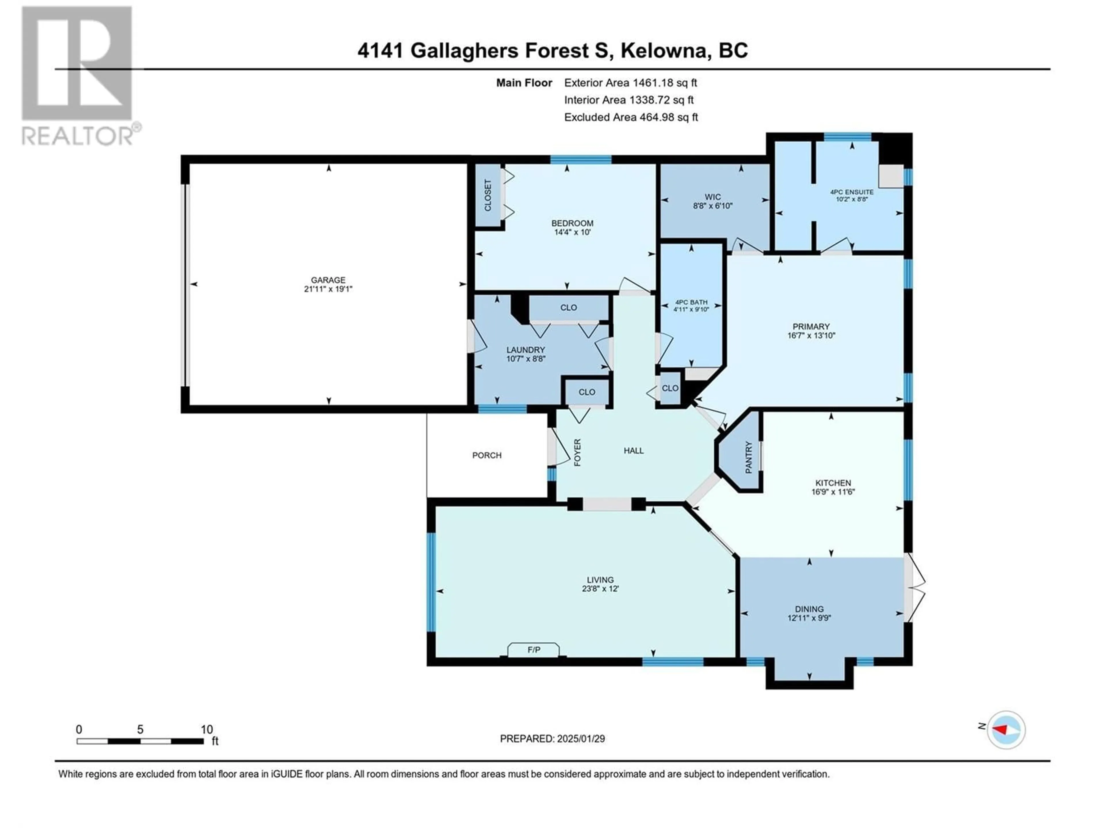 Floor plan for 4141 Gallaghers Forest Road S, Kelowna British Columbia V1W5E4