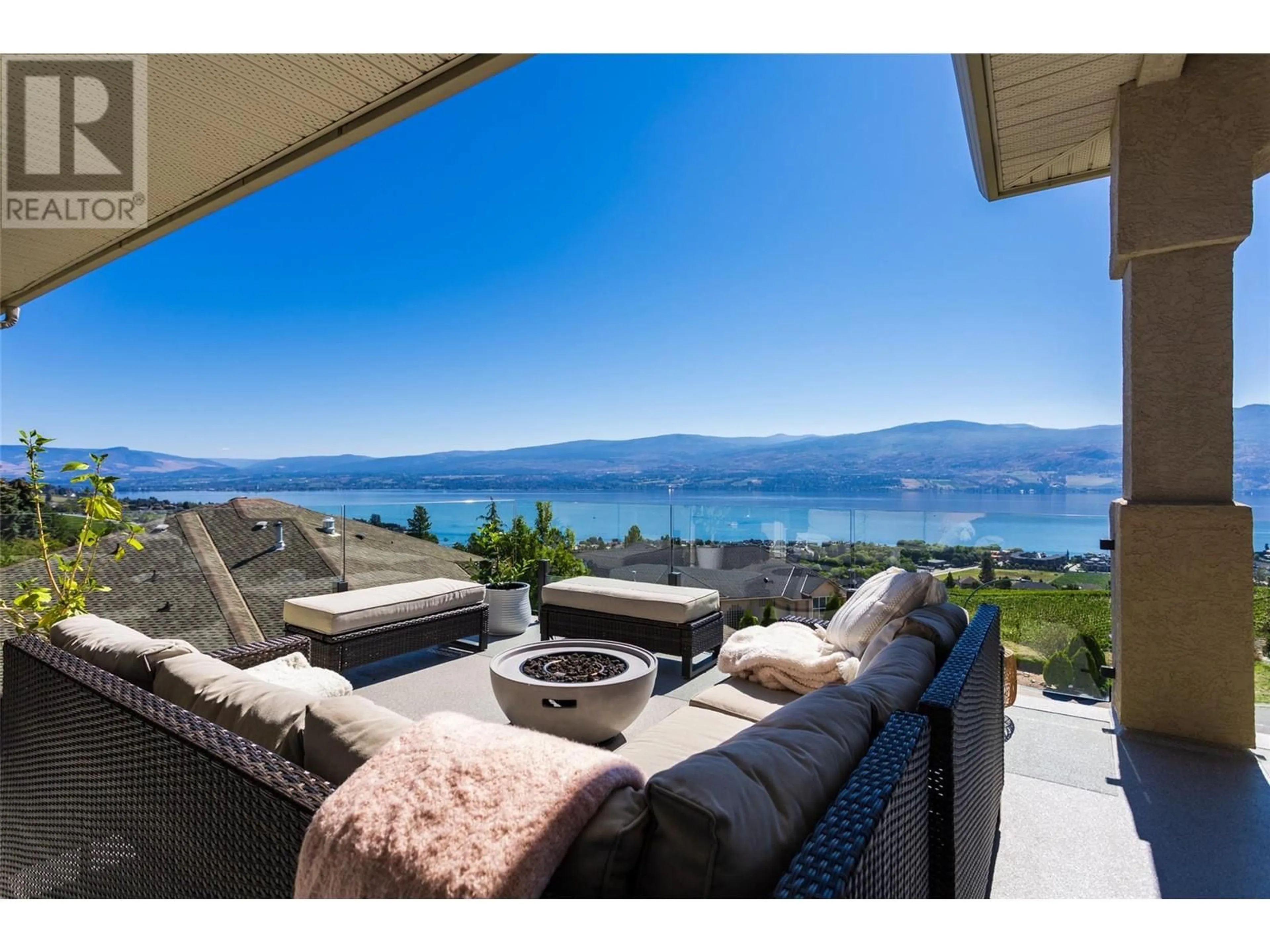 Patio, water/lake/river/ocean view for 1608 Braeburn Court, West Kelowna British Columbia V4T2V5