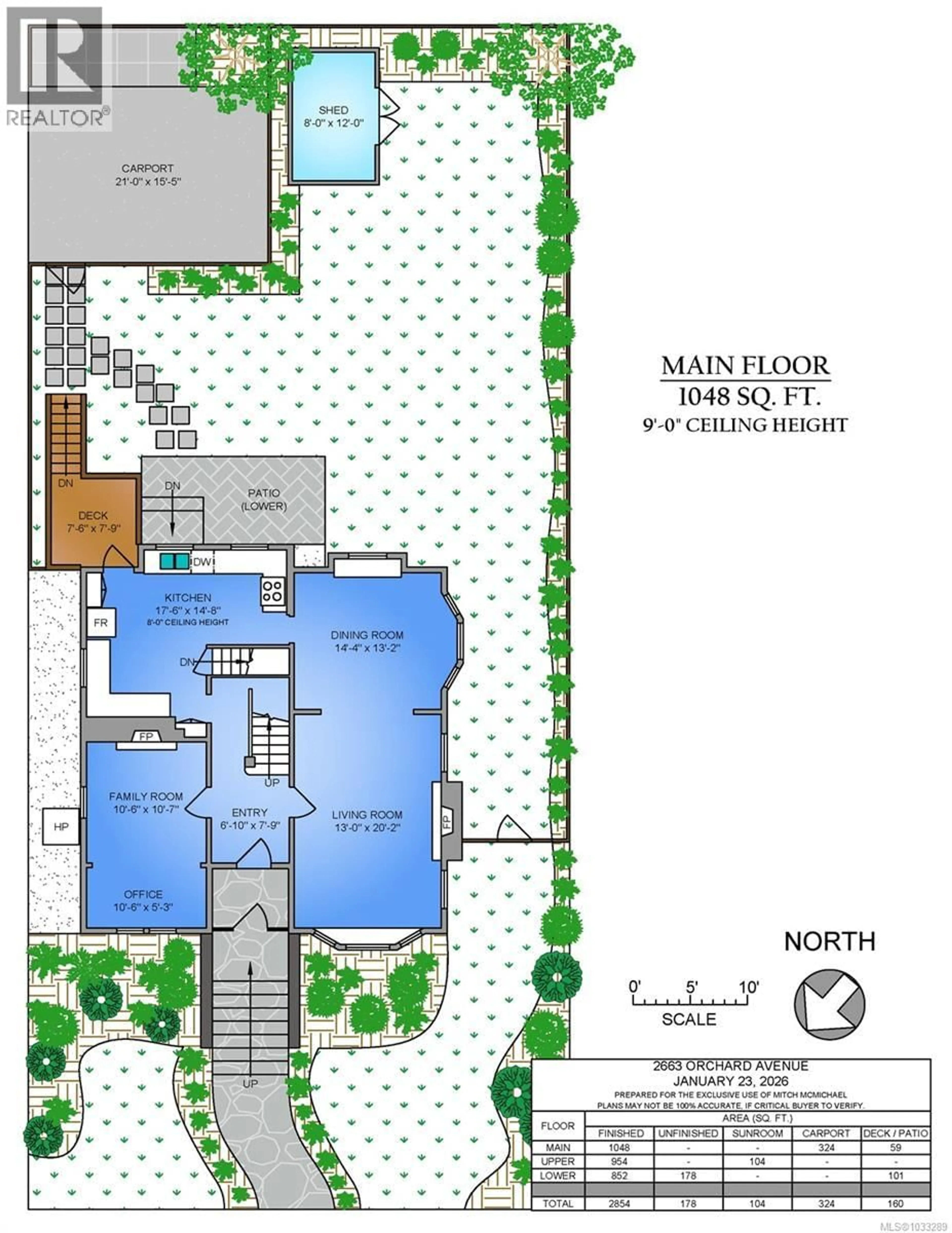 Floor plan for 2663 ORCHARD AVENUE, Oak Bay British Columbia V8S3B4