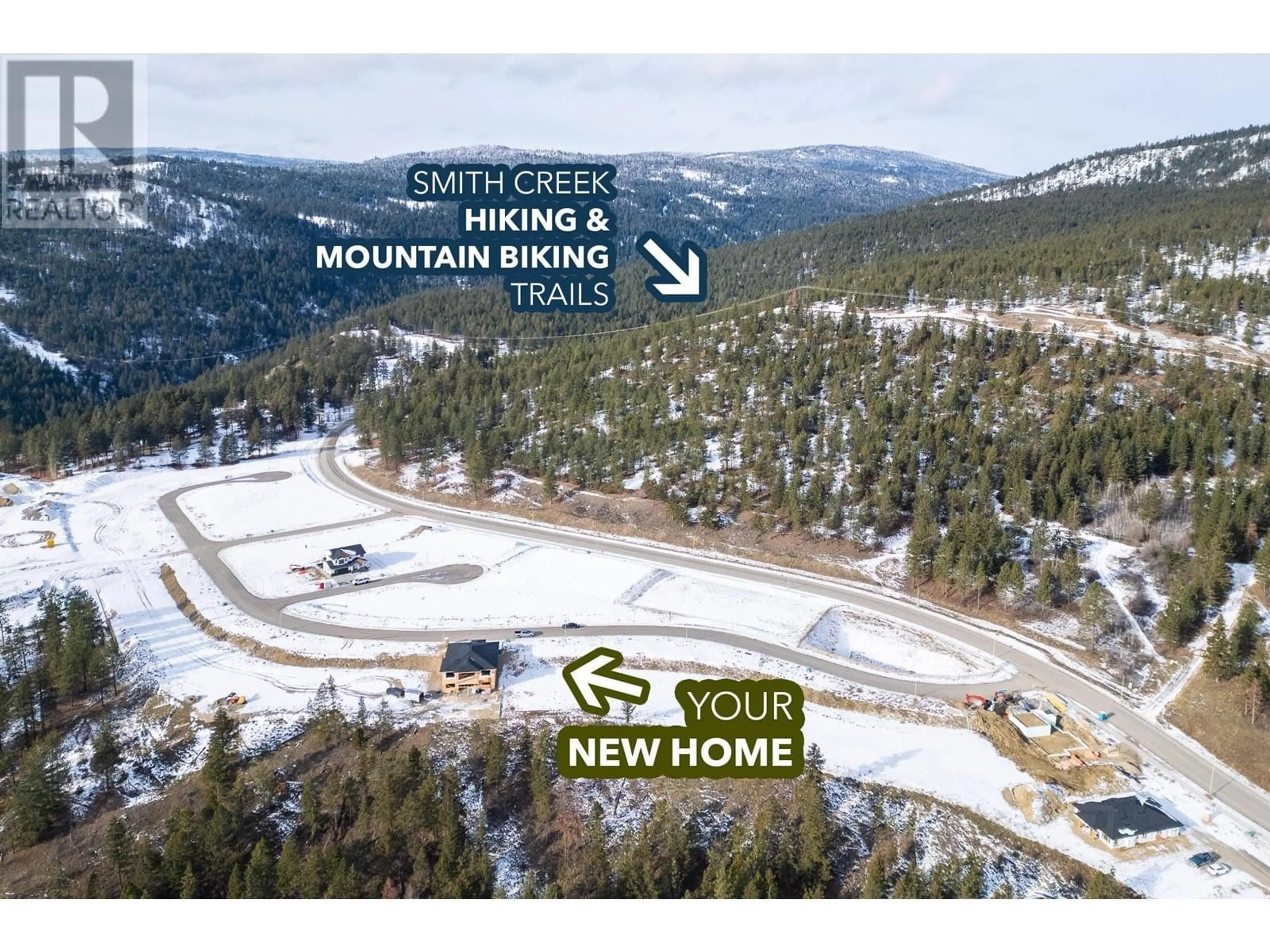 A pic from outside/outdoor area/front of a property/back of a property/a pic from drone, mountain view for 2937 Scenic Ridge Drive, West Kelowna British Columbia V4T1Y3