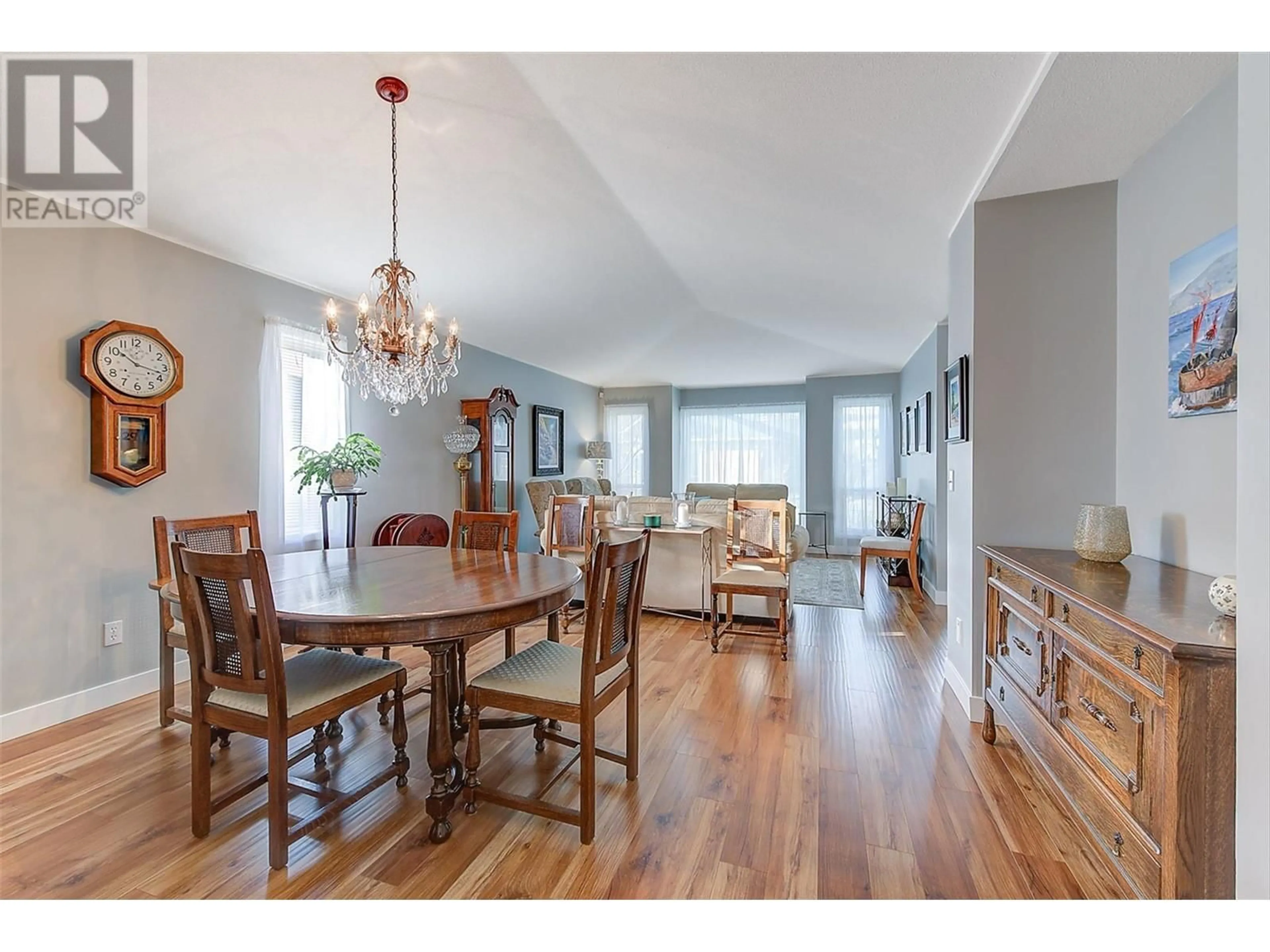 Dining room, wood/laminate floor for 2330 Butt Road Unit# 164, West Kelowna British Columbia V4T2L3