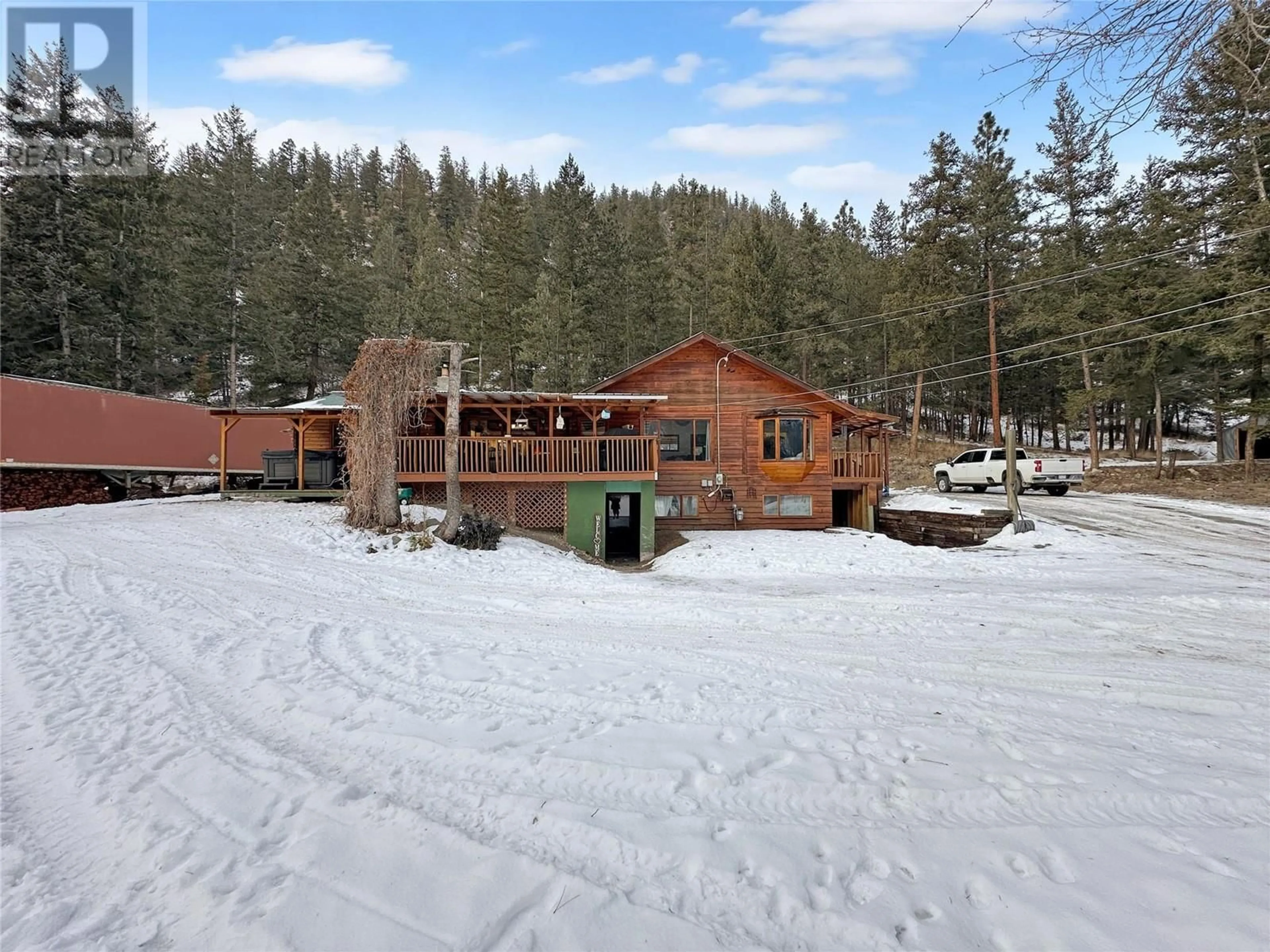 A pic from outside/outdoor area/front of a property/back of a property/a pic from drone, unknown for 1006 OLD HEDLEY Road, Princeton British Columbia V0X1W0