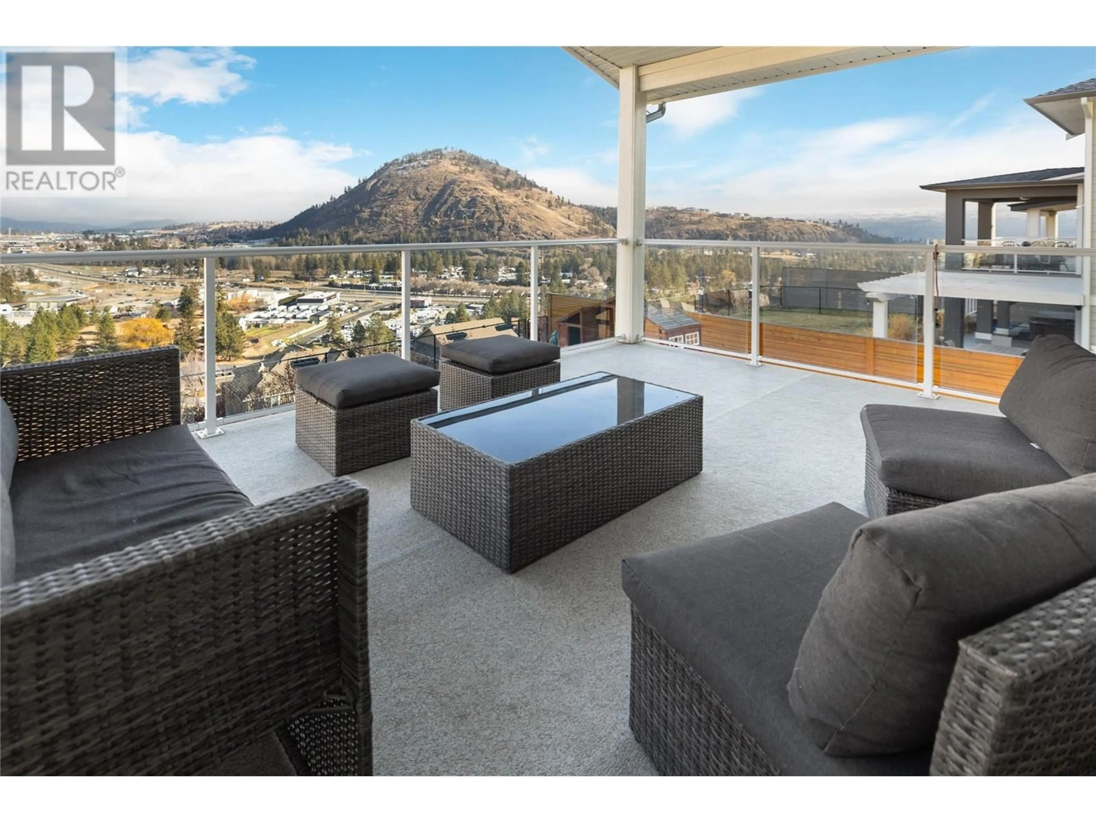 Patio, mountain view for 1942 Upper Sundance Drive, West Kelowna British Columbia V4T1S9