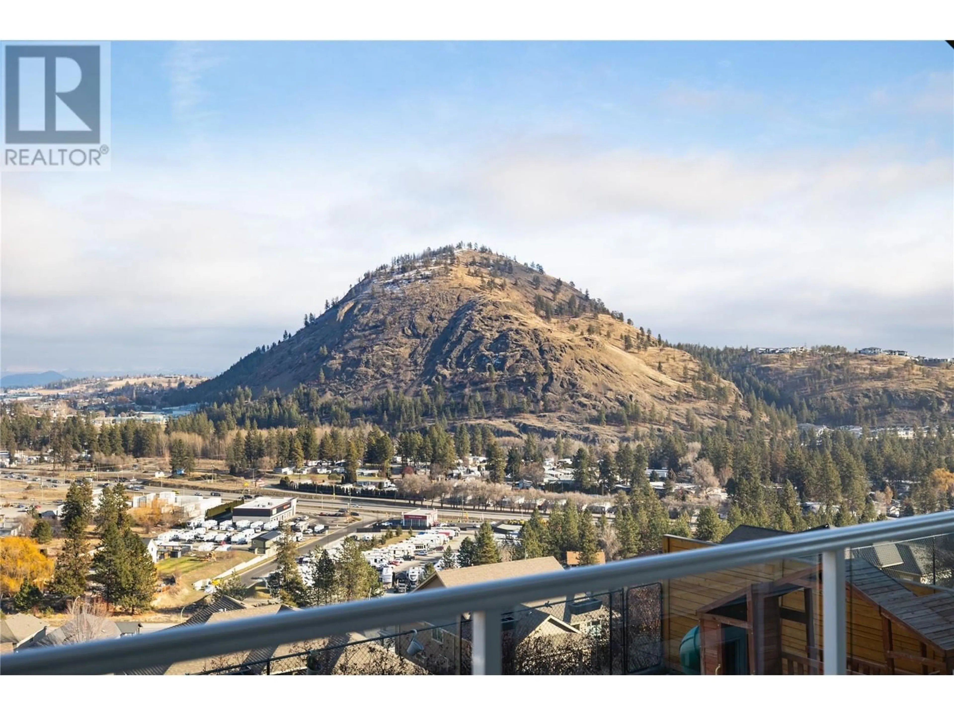 A pic from outside/outdoor area/front of a property/back of a property/a pic from drone, mountain view for 1942 Upper Sundance Drive, West Kelowna British Columbia V4T1S9