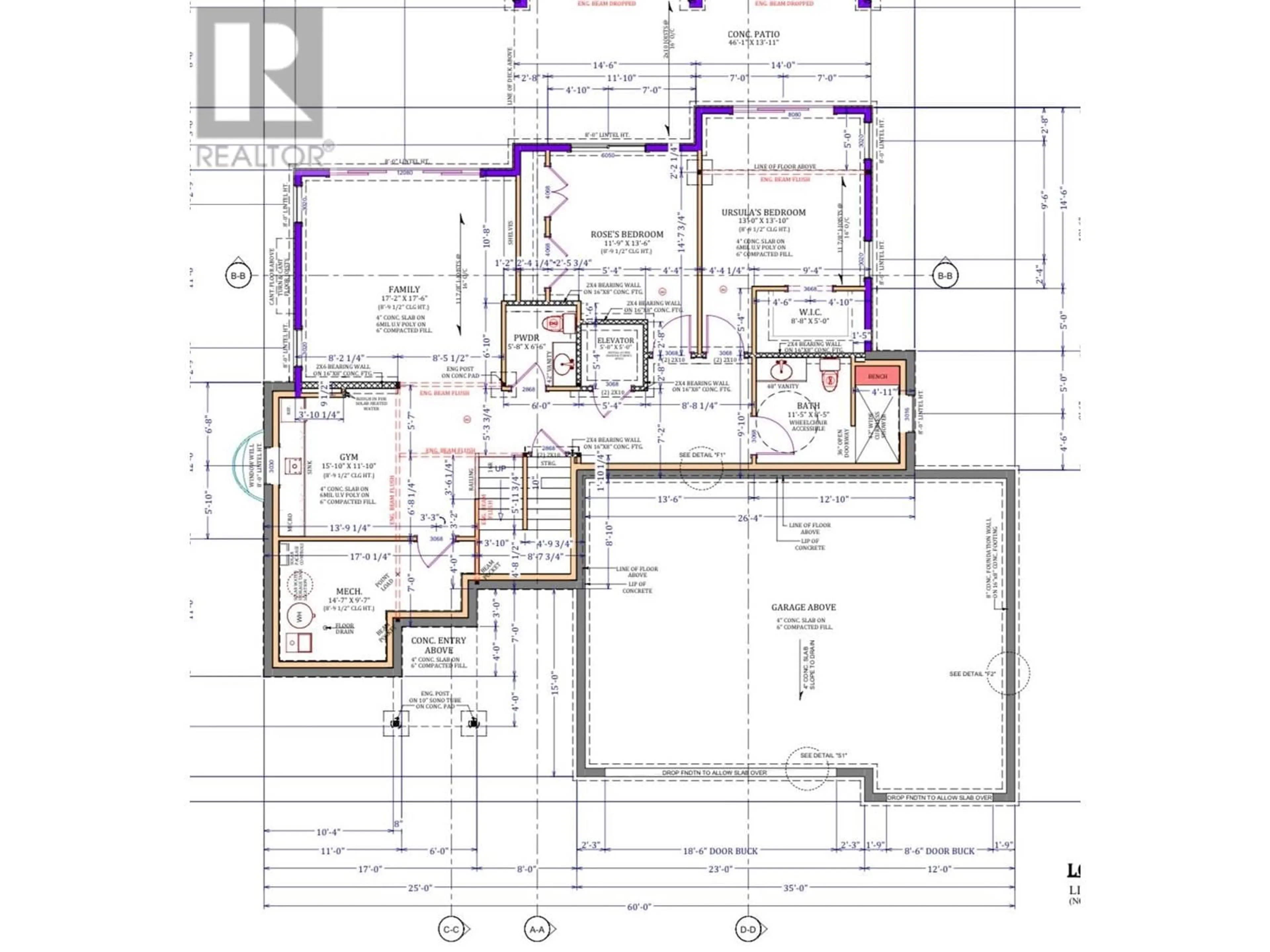 Floor plan for 446 Hawk Hill Drive, Kelowna British Columbia V1W0B1