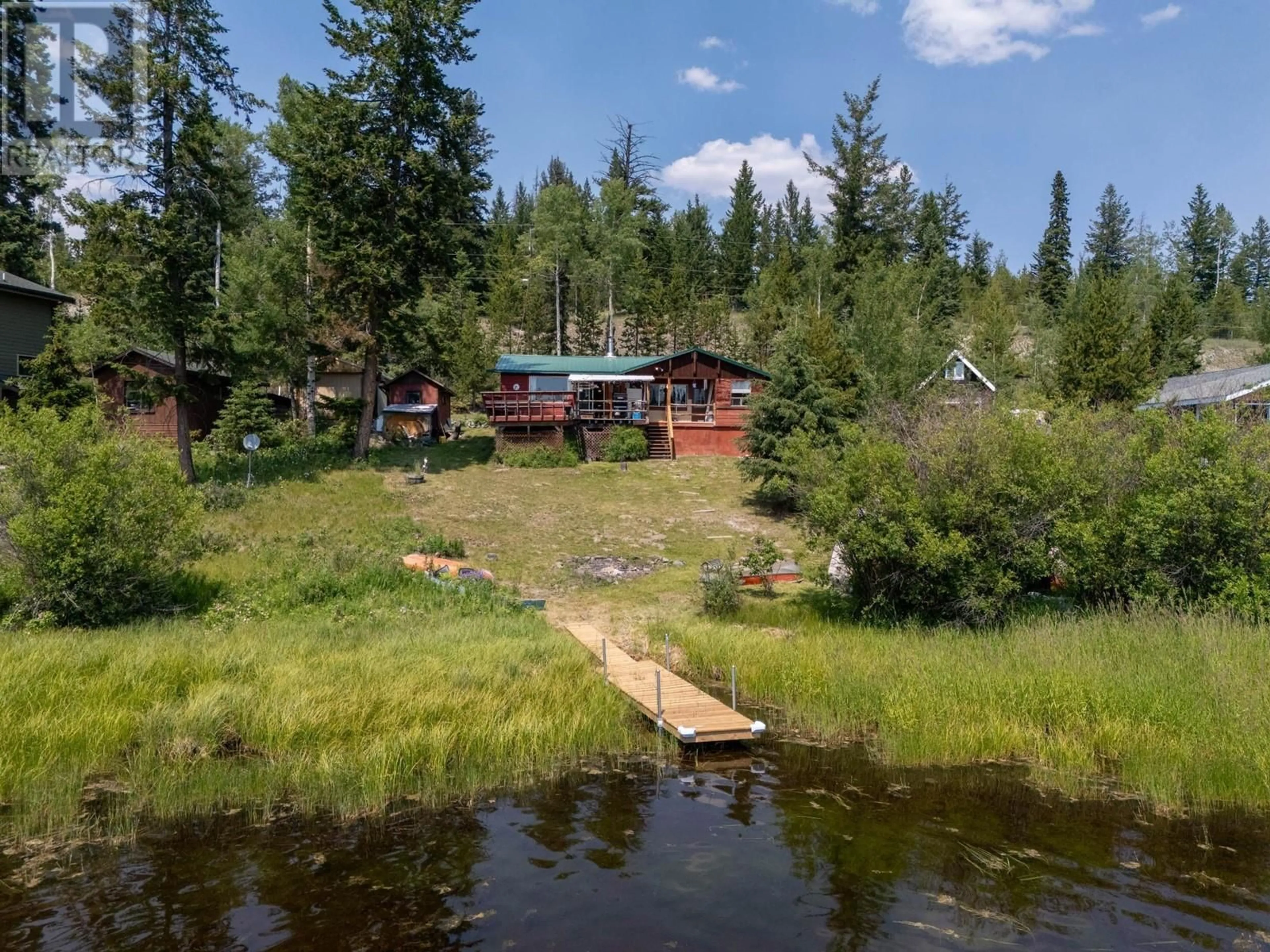 A pic from outside/outdoor area/front of a property/back of a property/a pic from drone, water/lake/river/ocean view for 4388 MEADOW CREEK ROAD, Kamloops British Columbia V2H1T7