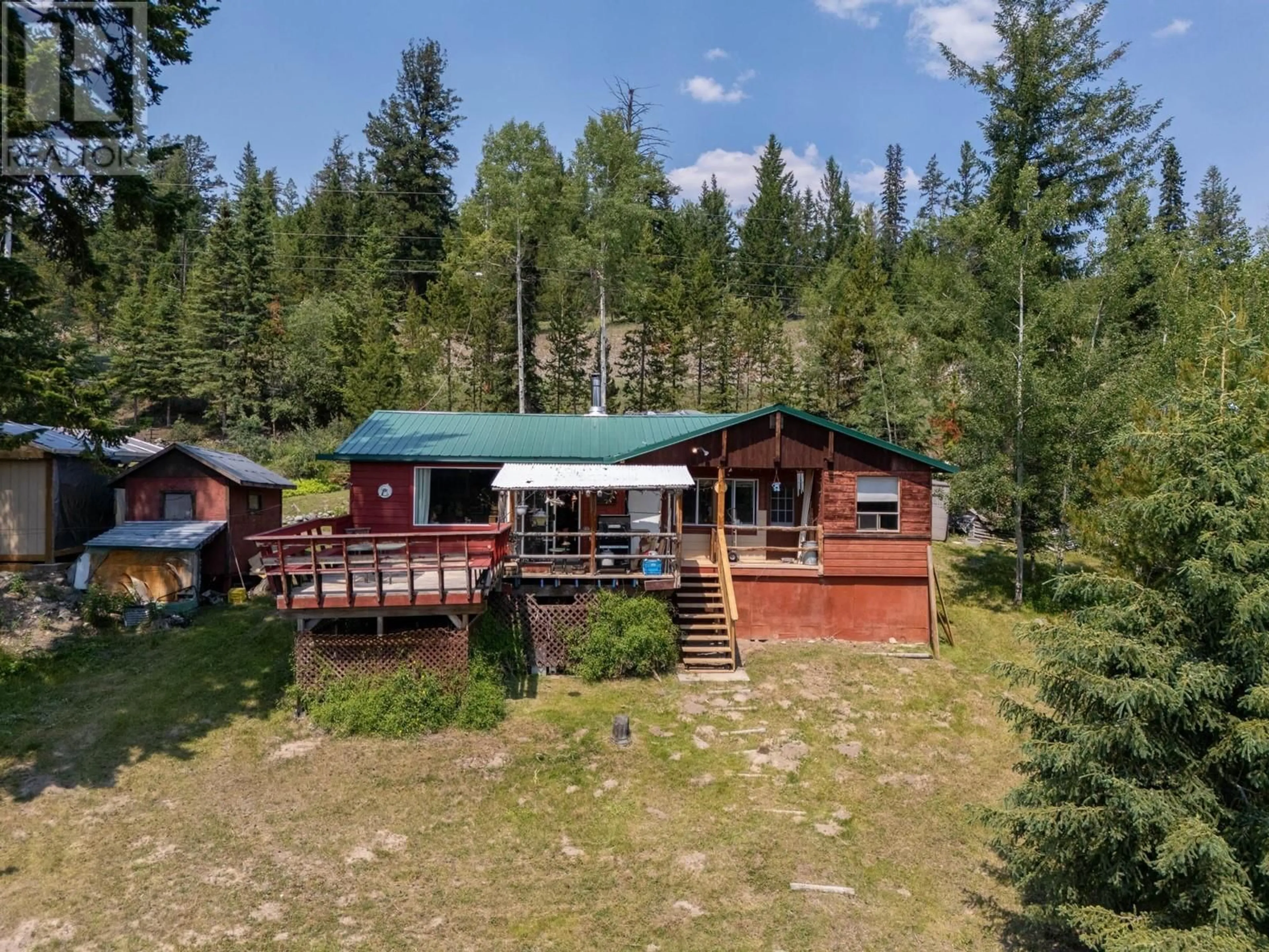 A pic from outside/outdoor area/front of a property/back of a property/a pic from drone, unknown for 4388 MEADOW CREEK Road, Kamloops British Columbia V2H1T7