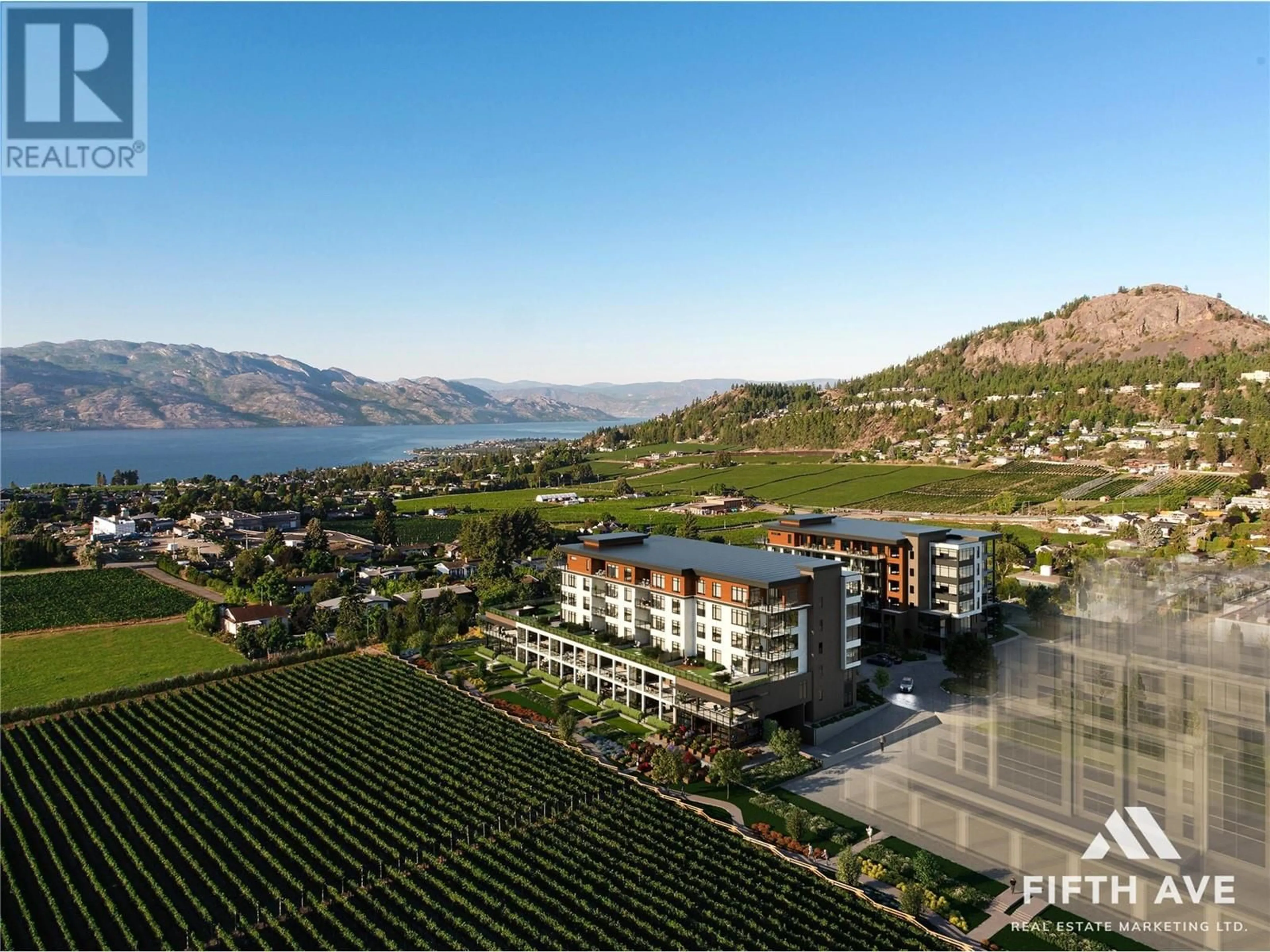 A pic from outside/outdoor area/front of a property/back of a property/a pic from drone, mountain view for 307 - 2750 OLALLA ROAD, West Kelowna British Columbia V1Z2A9