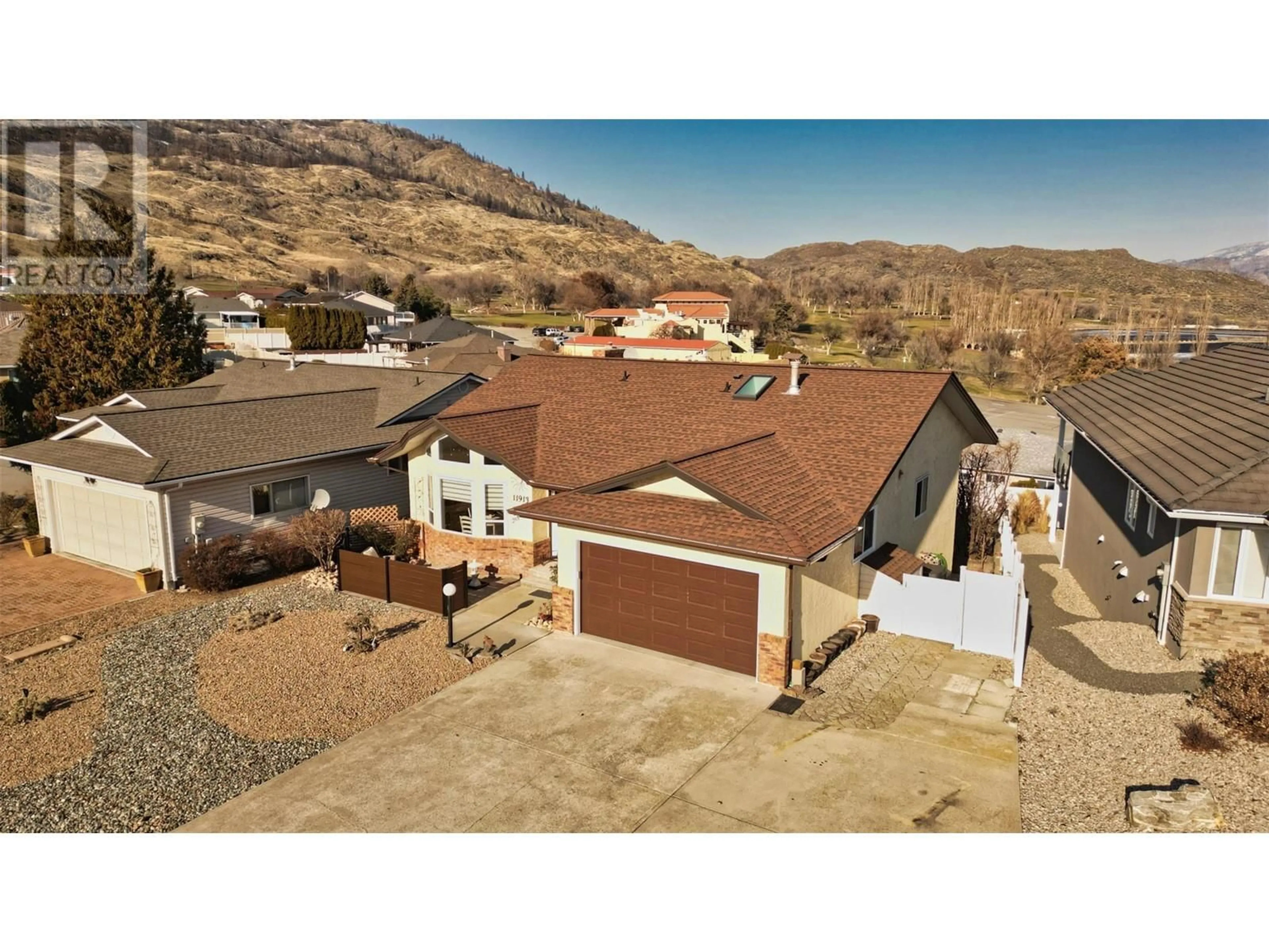 A pic from outside/outdoor area/front of a property/back of a property/a pic from drone, unknown for 11913 QUAIL RIDGE Place, Osoyoos British Columbia V0H1V4