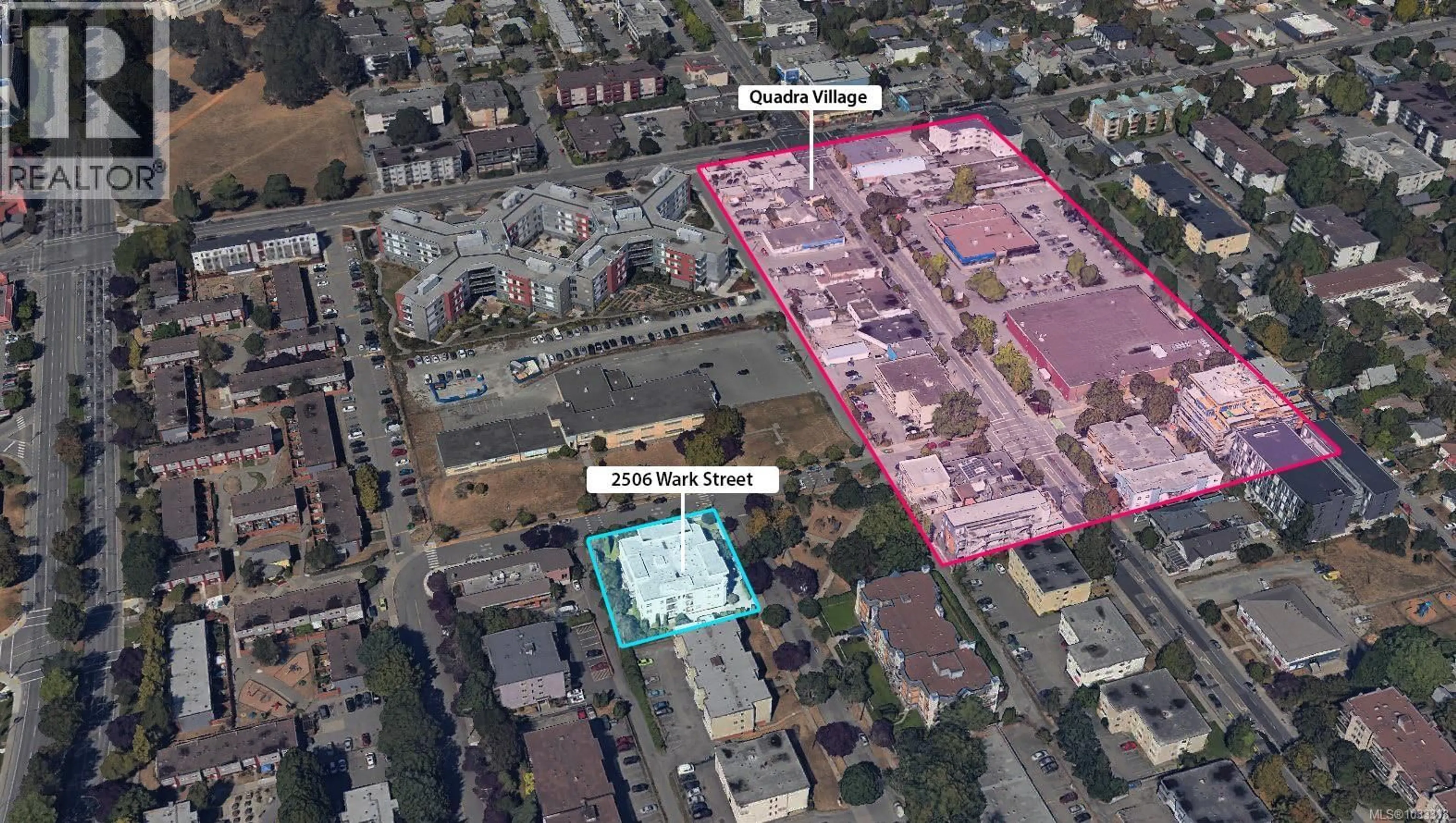 A pic from outside/outdoor area/front of a property/back of a property/a pic from drone, street for 312 - 2560 WARK STREET, Victoria British Columbia V8T4G8