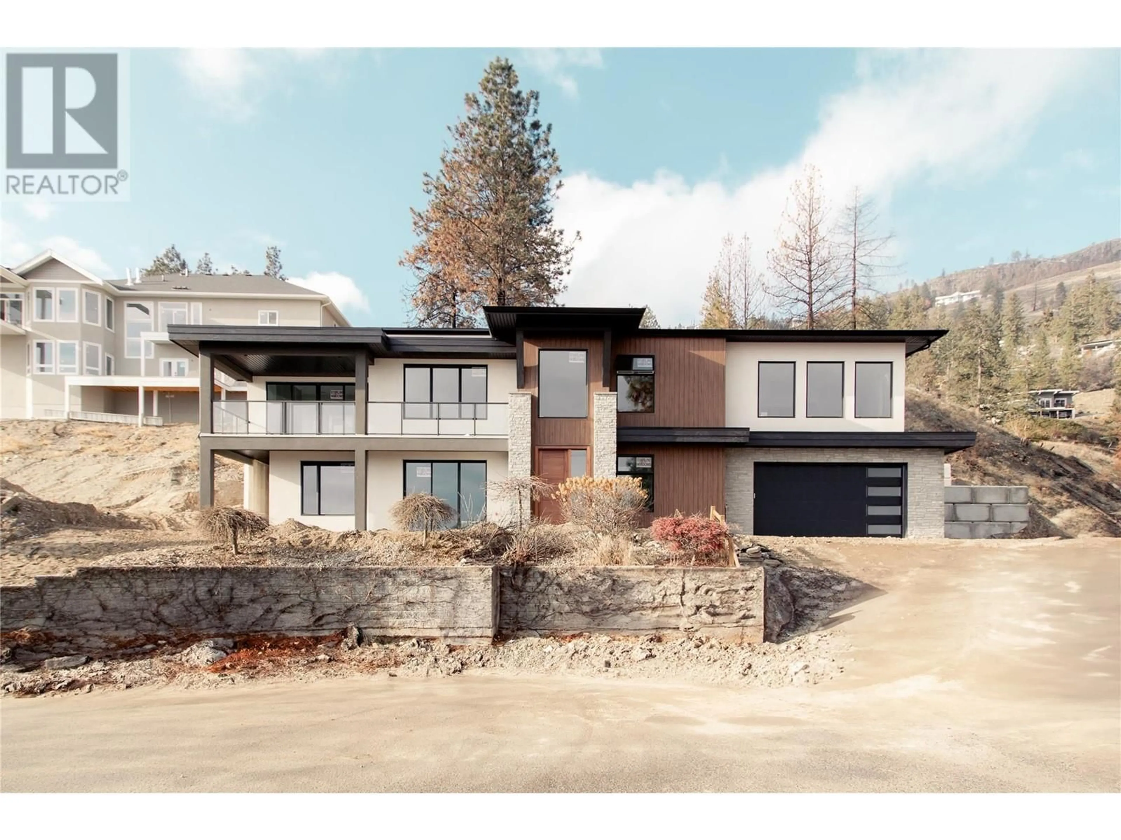 Home with brick exterior material, street for 1525 Bear Creek Road Lot# 22, West Kelowna British Columbia V1Z3R6