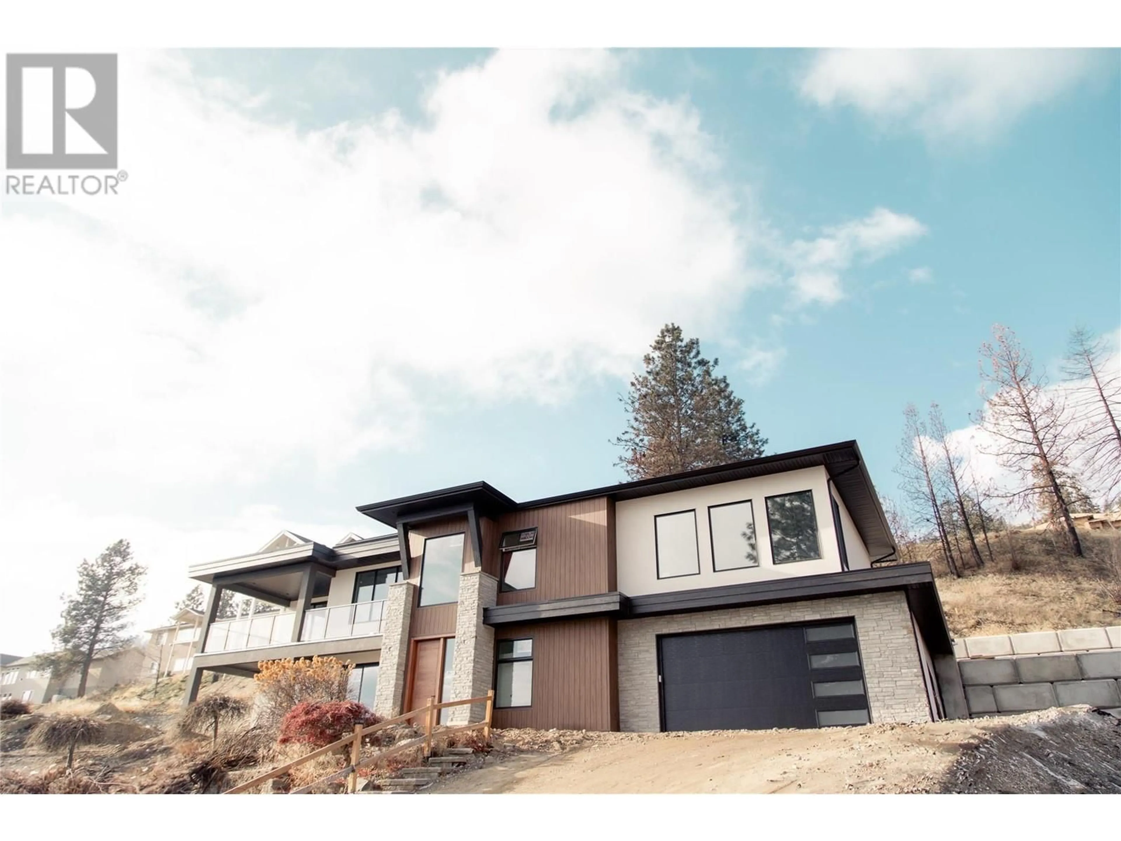 Home with vinyl exterior material, mountain view for 1525 Bear Creek Road Lot# 22, West Kelowna British Columbia V1Z3R6