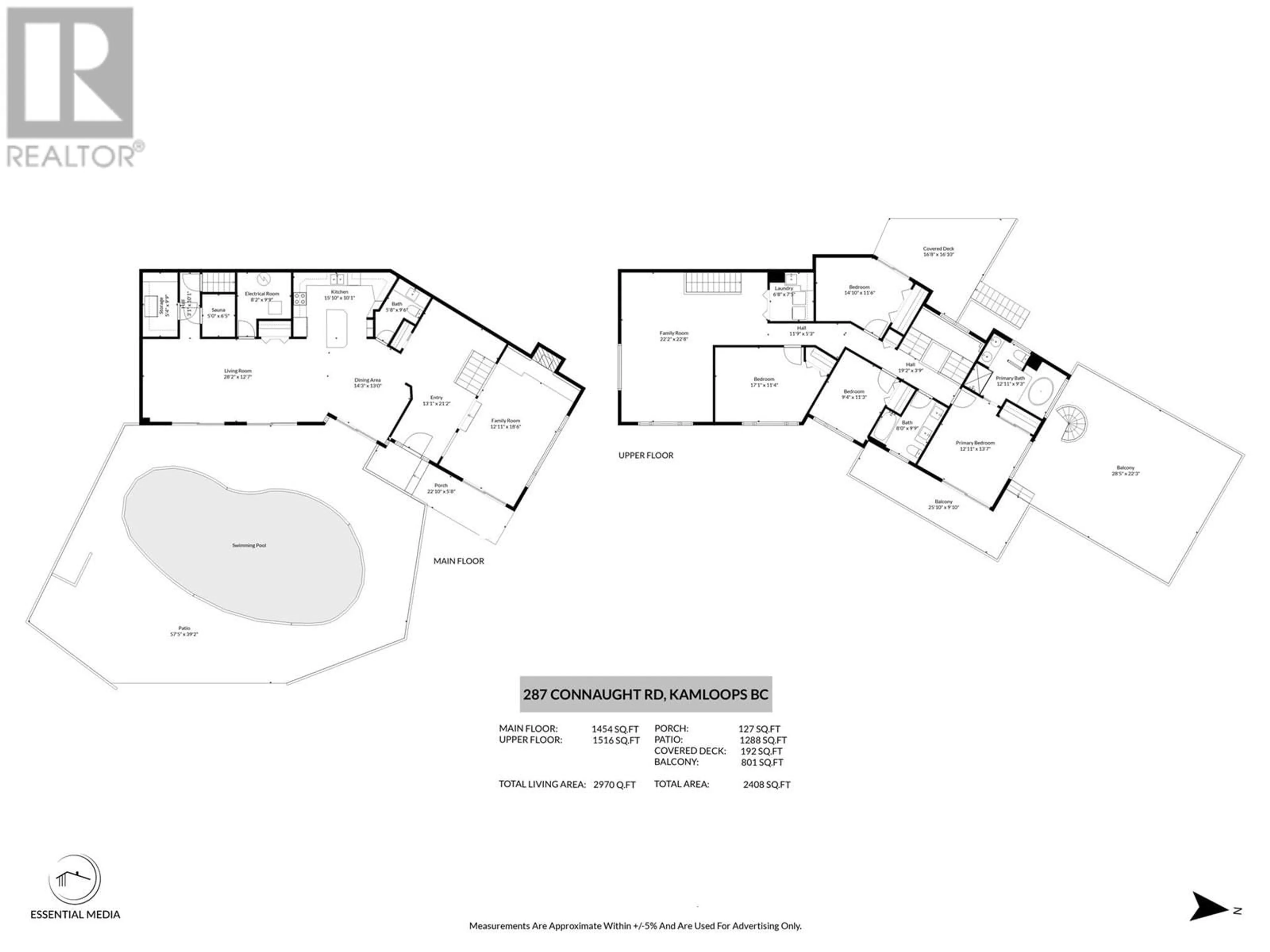 Floor plan for 287 Connaught Road, Kamloops British Columbia V2C1G5