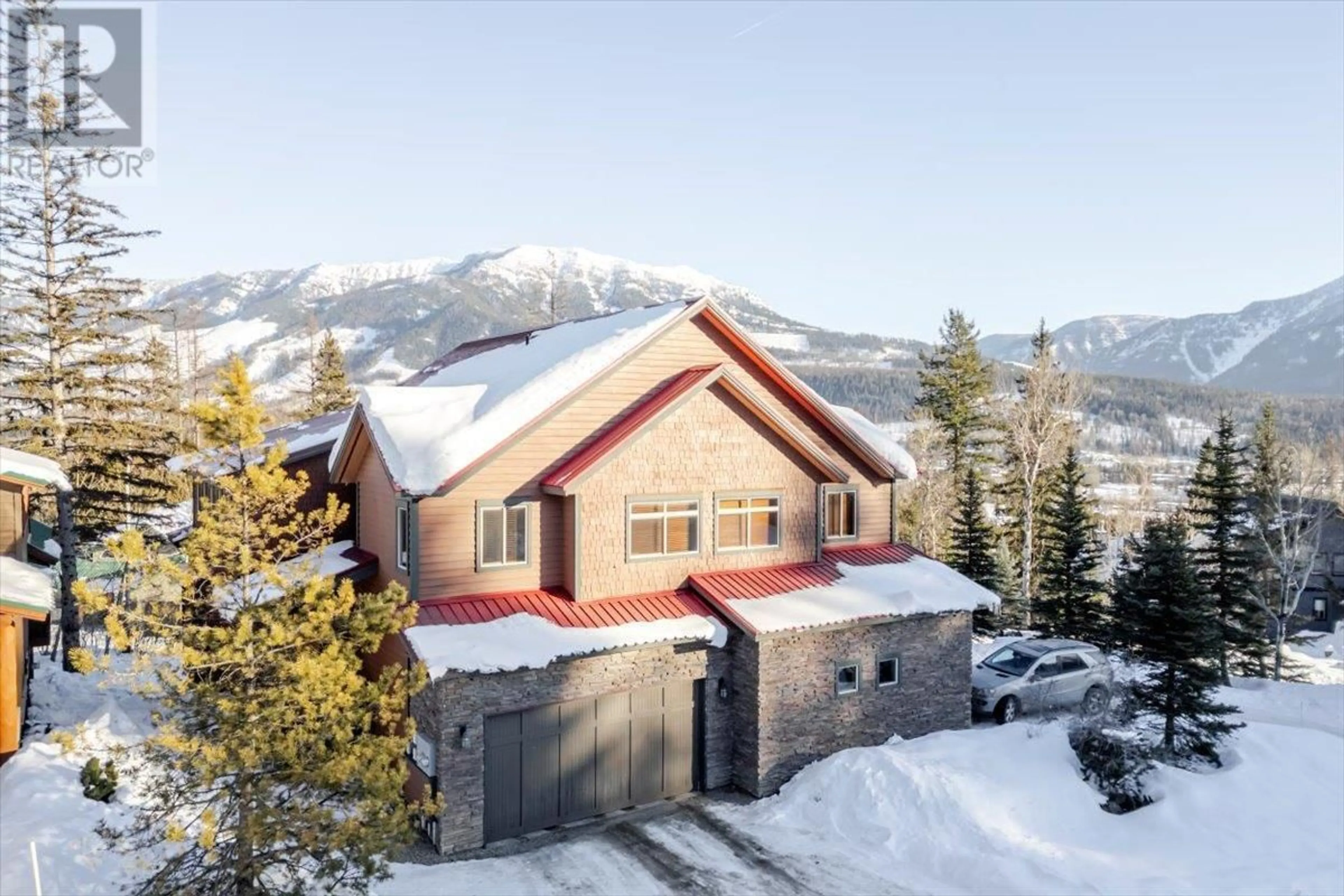 A pic from outside/outdoor area/front of a property/back of a property/a pic from drone, mountain view for 3A ALPINE TRAIL Lane, Fernie British Columbia V0B1M5