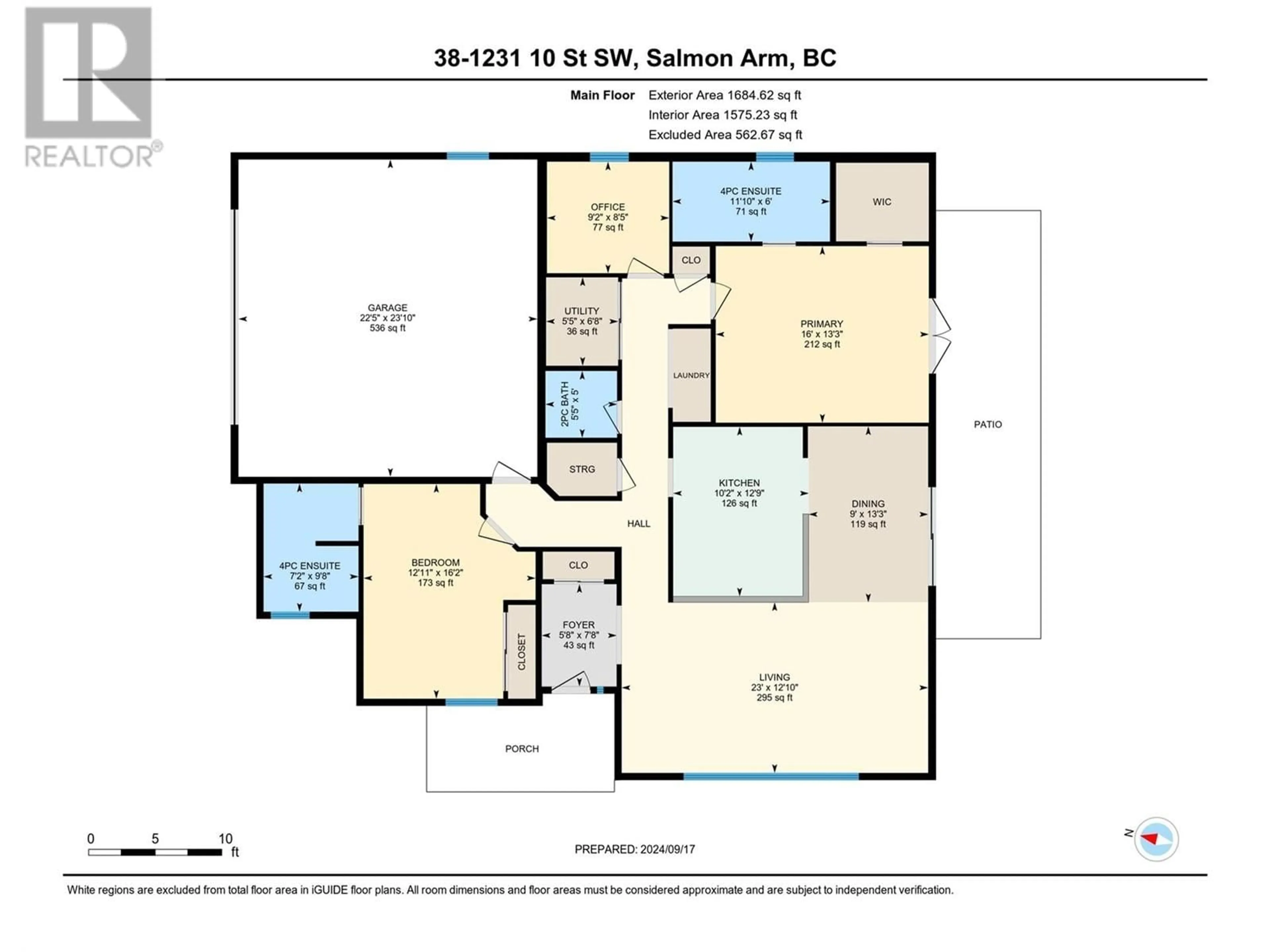 Floor plan for 38 - 1231 10 STREET SOUTHWEST, Salmon Arm British Columbia V1E0A5