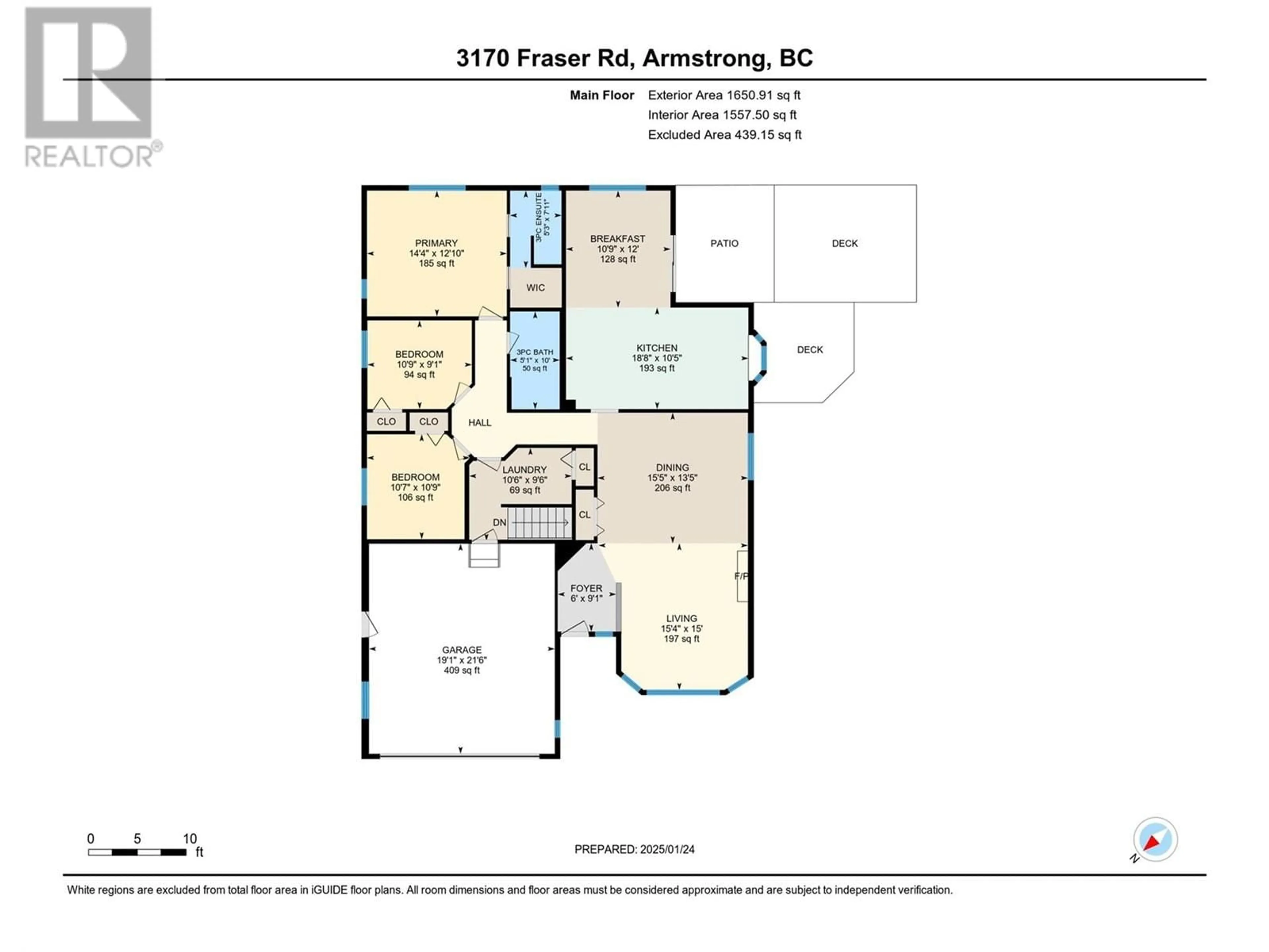 Floor plan for 3170 FRASER ROAD, Armstrong British Columbia V0E1B4