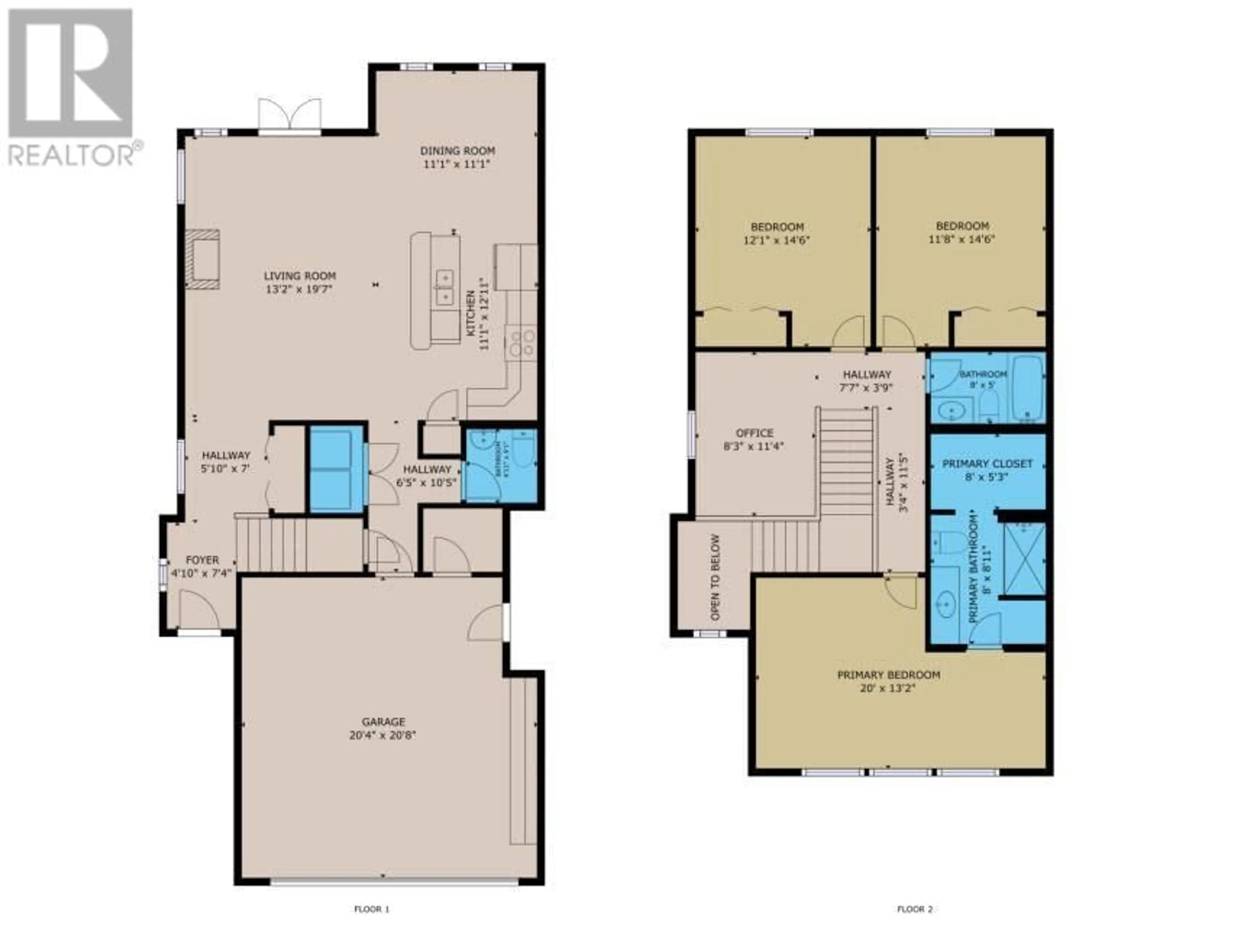 Floor plan for 6900 Marshall Road Unit# 12 Lot# 12, Vernon British Columbia V1H2J8