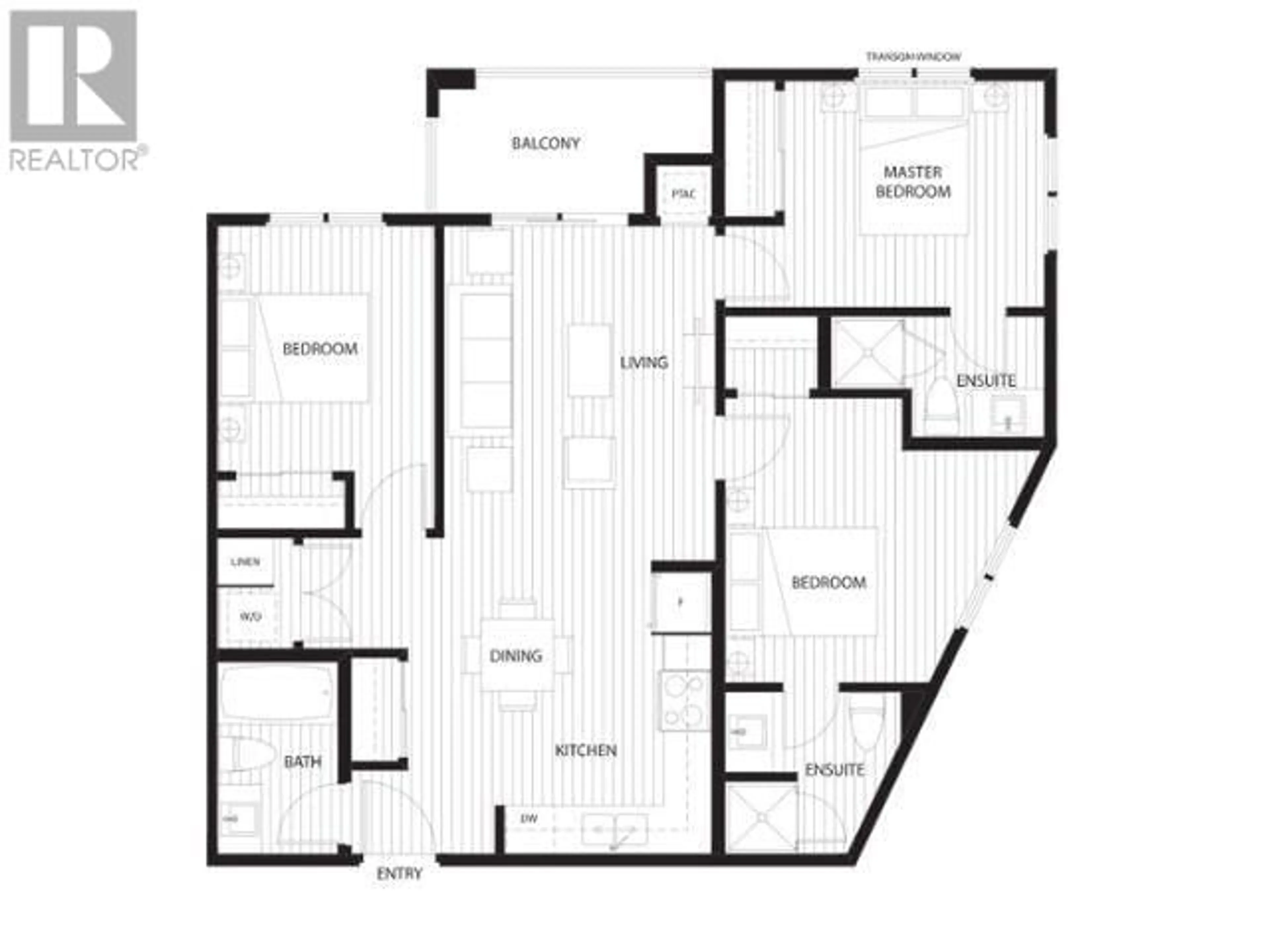 Floor plan for 125 - 625 ACADEMY WAY, Kelowna British Columbia V1V0E3