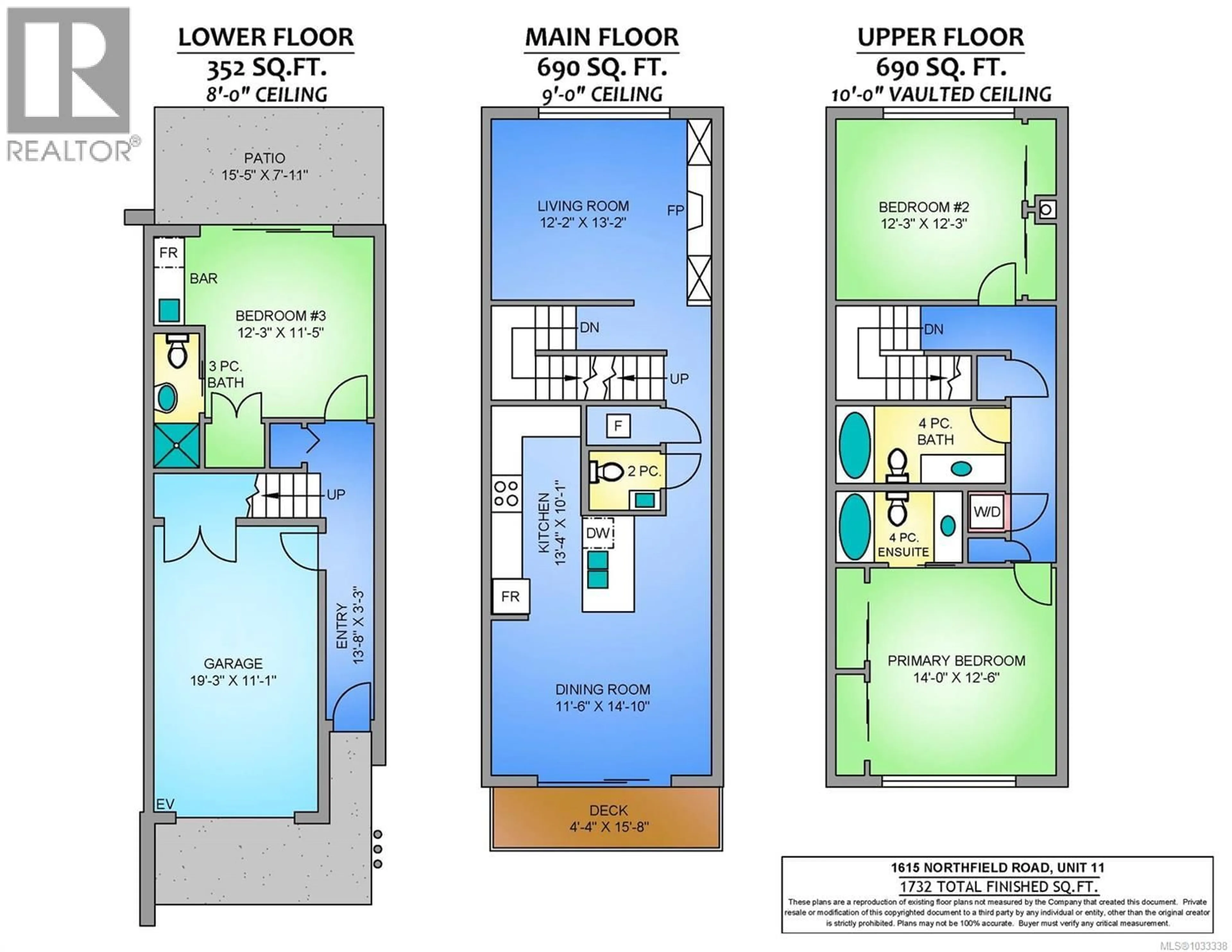Floor plan for 111 - 1615 NORTHFIELD ROAD, Nanaimo British Columbia V9S5A8