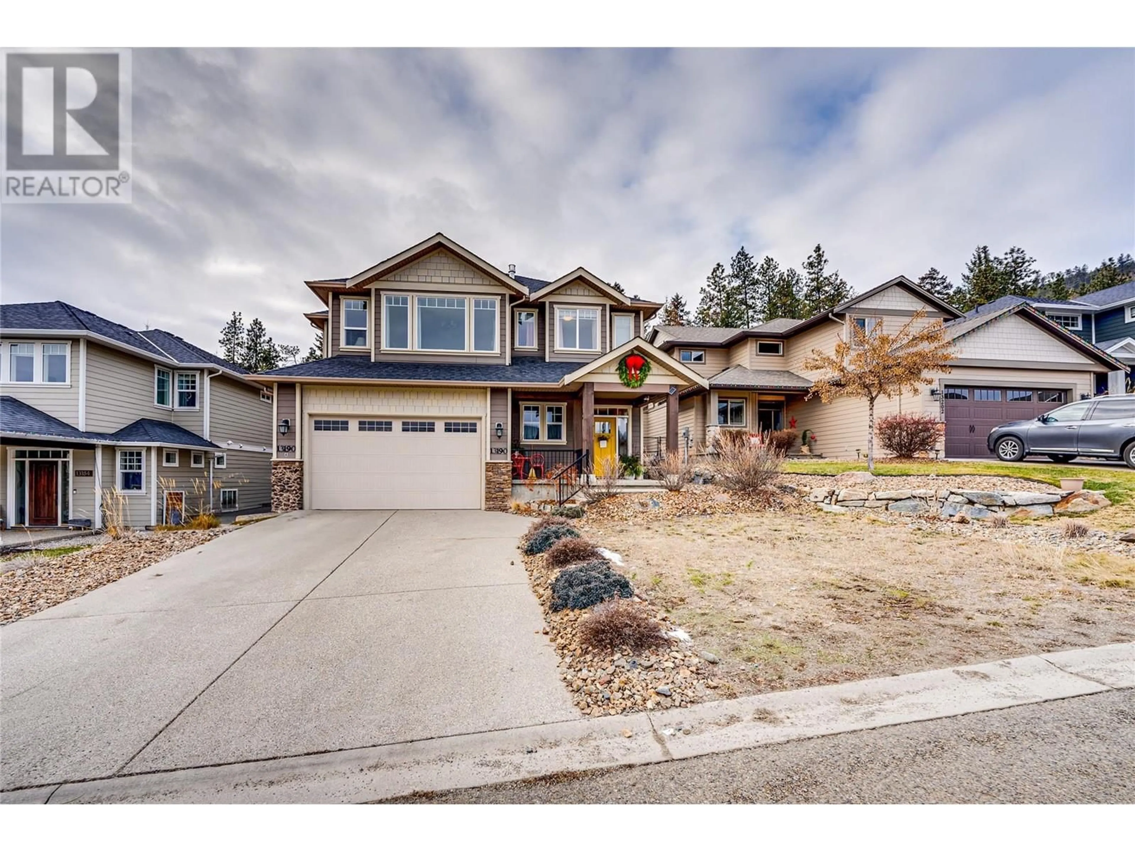 Home with brick exterior material, street for 13190 SHORELINE DRIVE, Lake Country British Columbia V4V2R2