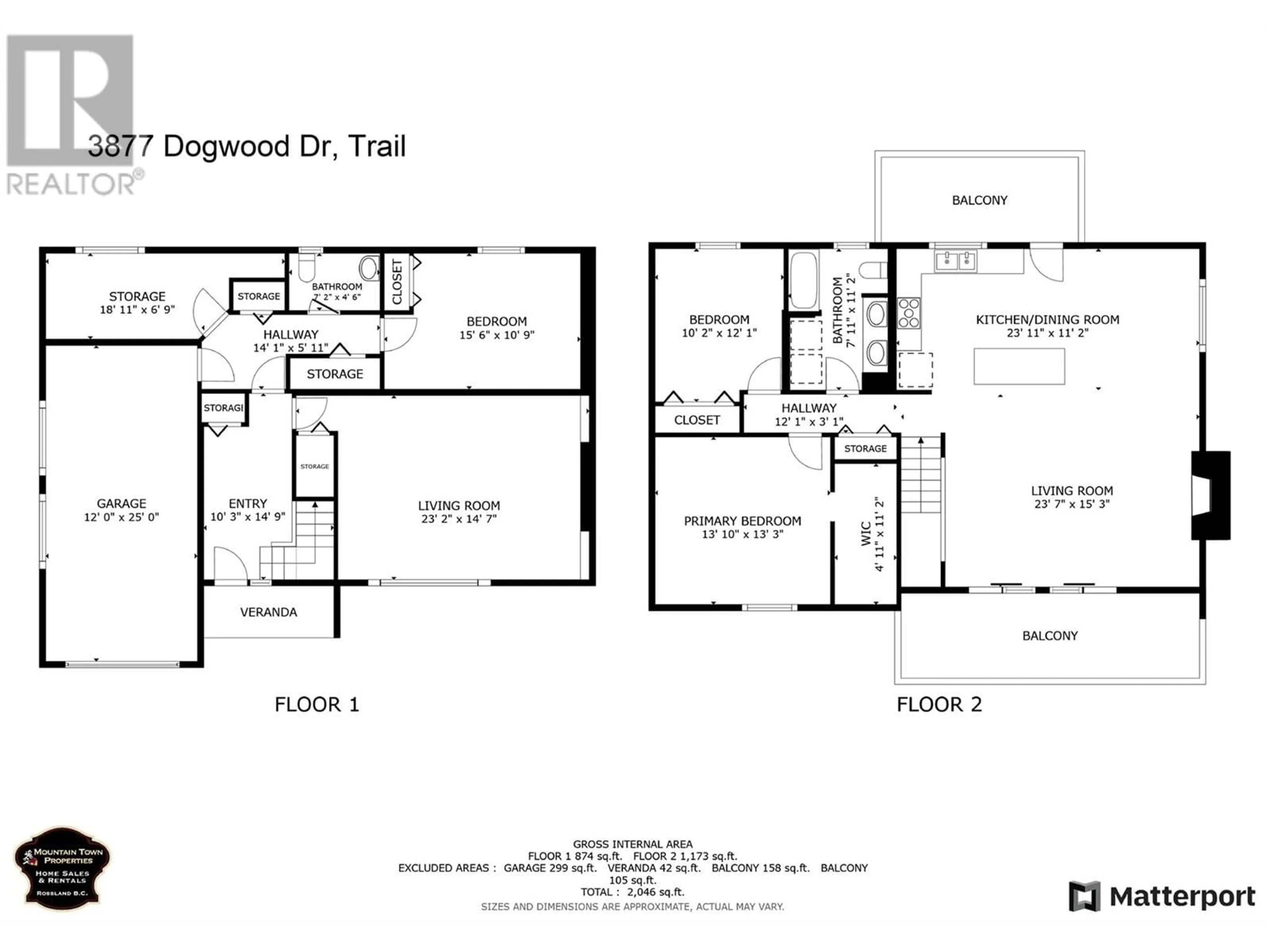 Floor plan for 3877 Dogwood Drive, Trail British Columbia V1R2V4