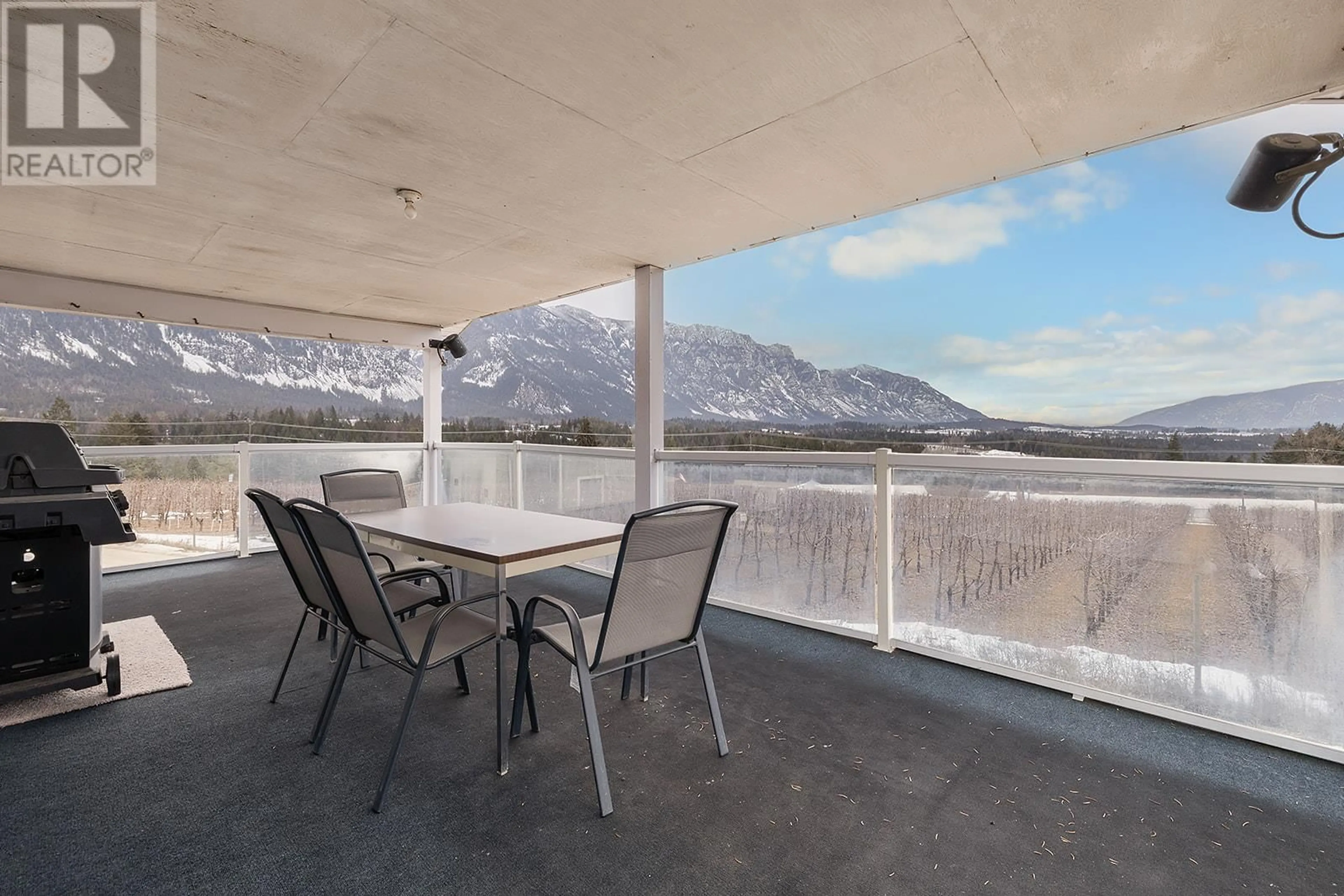 Balcony in the apartment, mountain view for 3820 38TH  N Avenue, Creston British Columbia V0B1G1