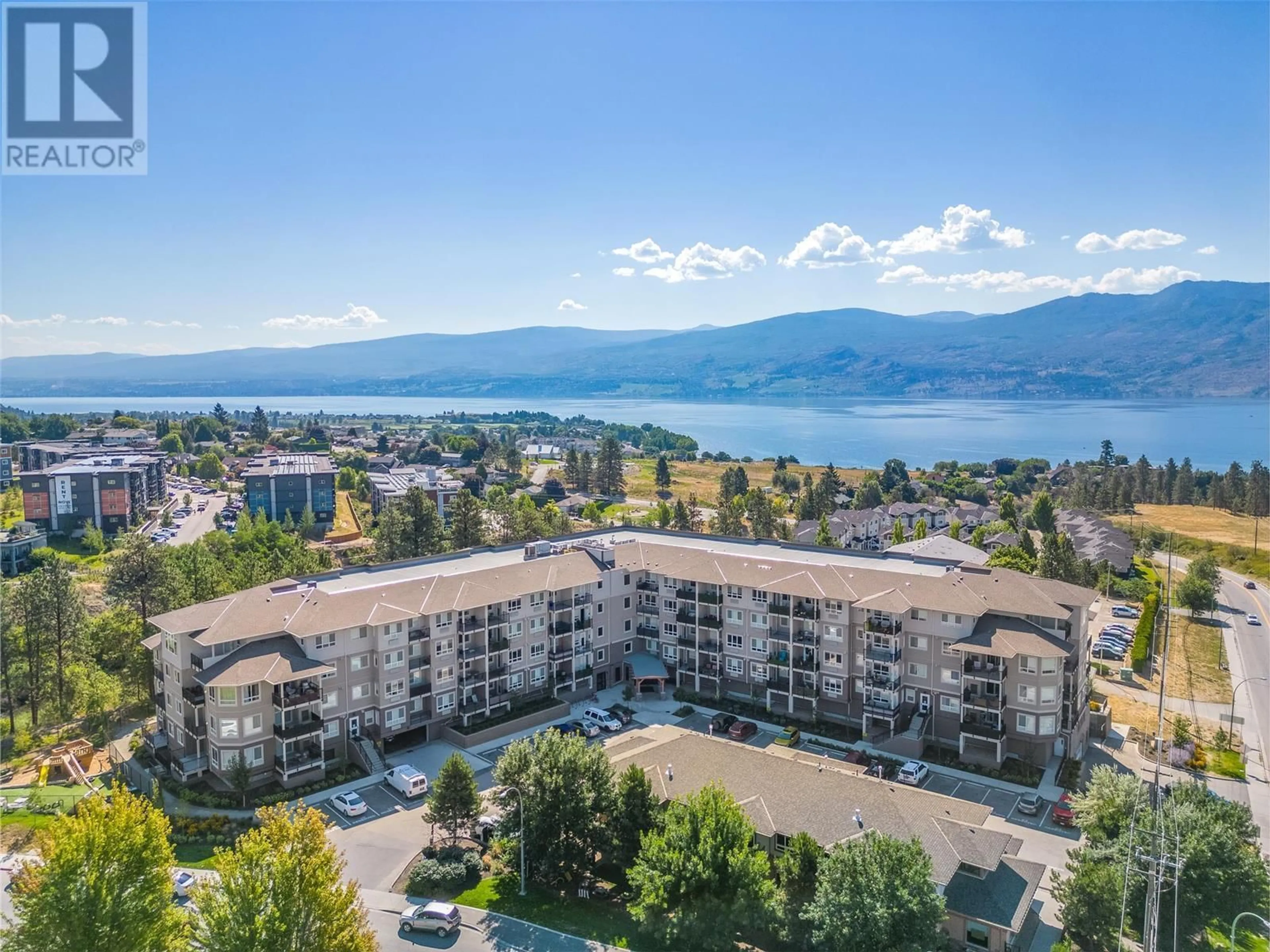 A pic from outside/outdoor area/front of a property/back of a property/a pic from drone, water/lake/river/ocean view for 2301 Carrington Road Unit# 315, West Kelowna British Columbia V4T0E2