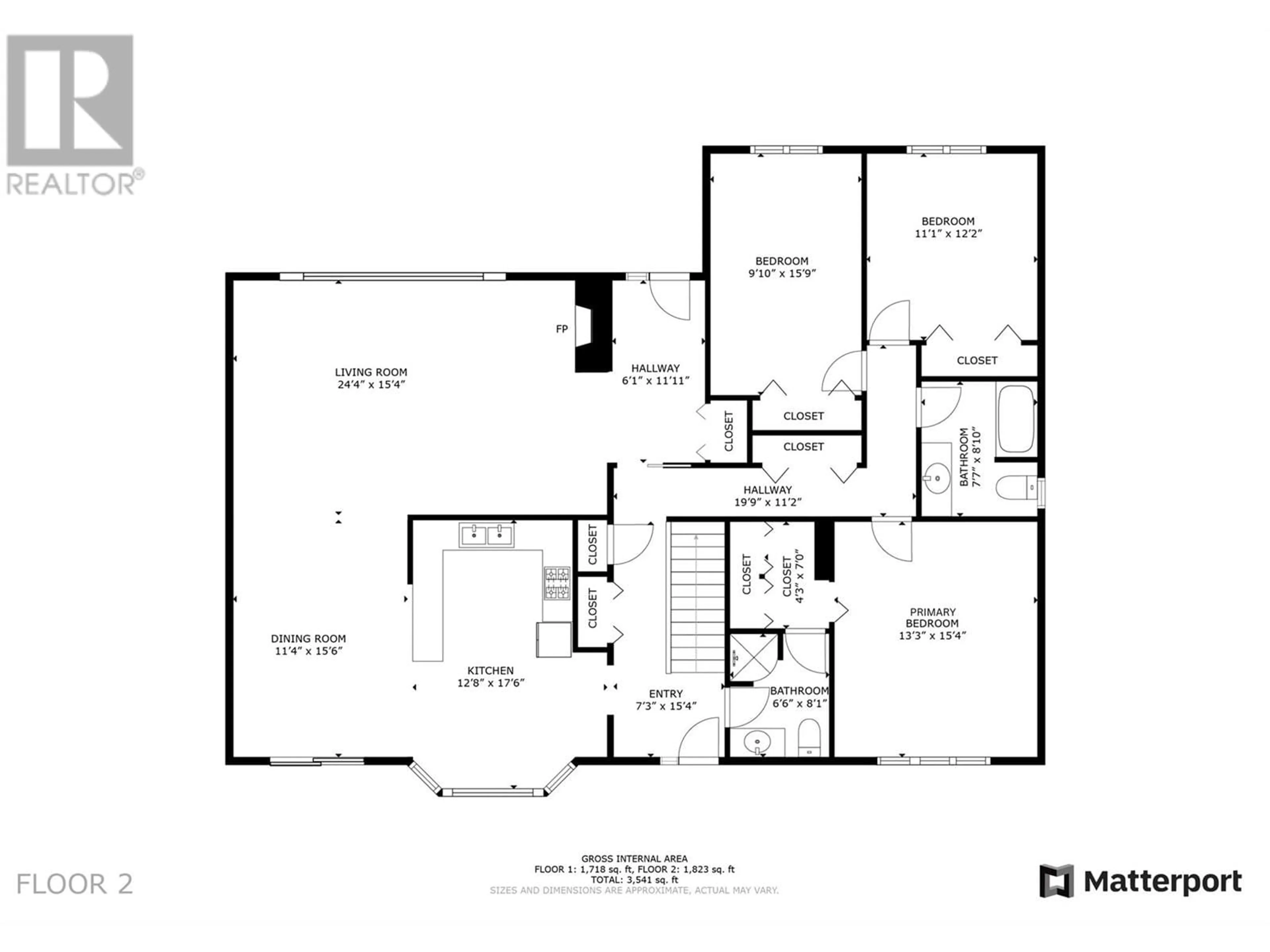 Floor plan for 2901 17 Street, Vernon British Columbia V1T3Y7