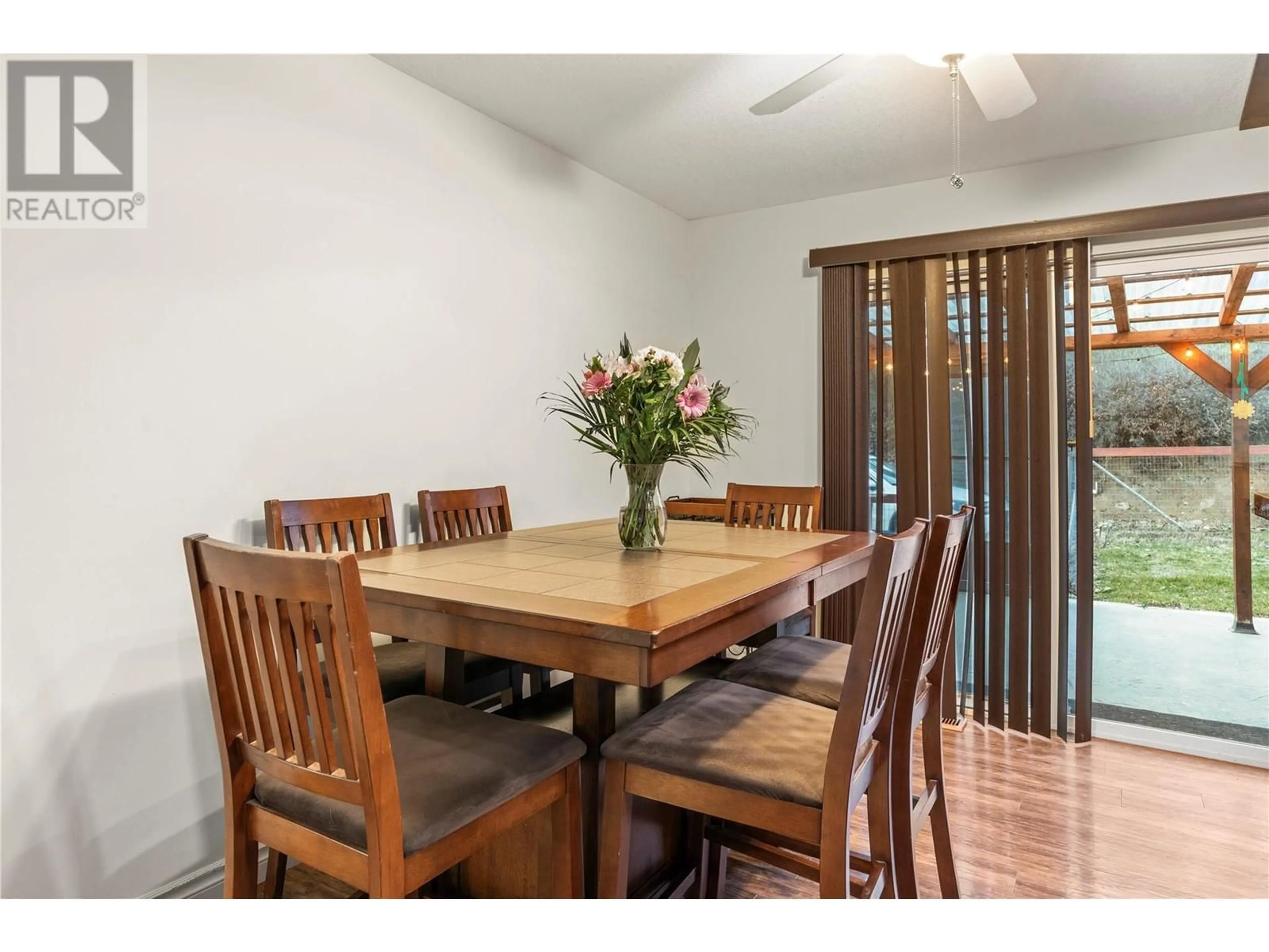 Dining room, wood/laminate floor for 1718 Grandview Avenue, Lumby British Columbia V0E2G0