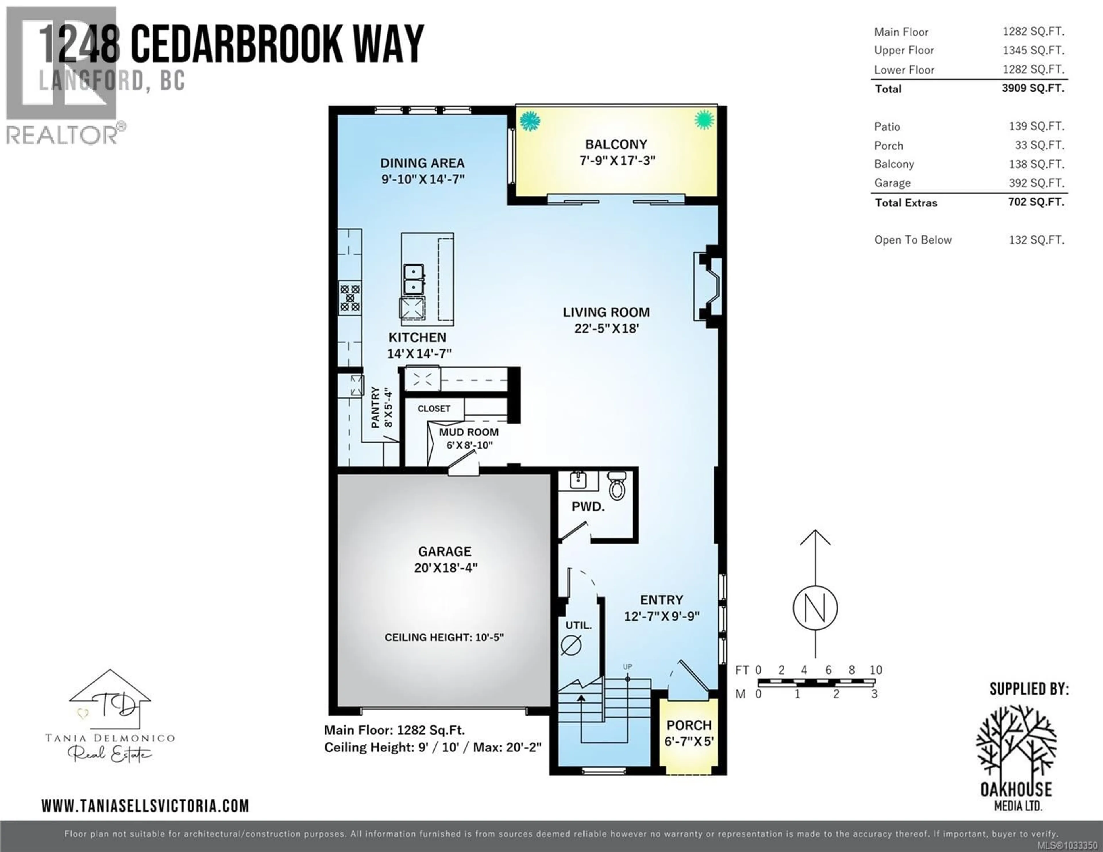Floor plan for 1248 CEDARBROOK WAY, Langford British Columbia V9B6Z8