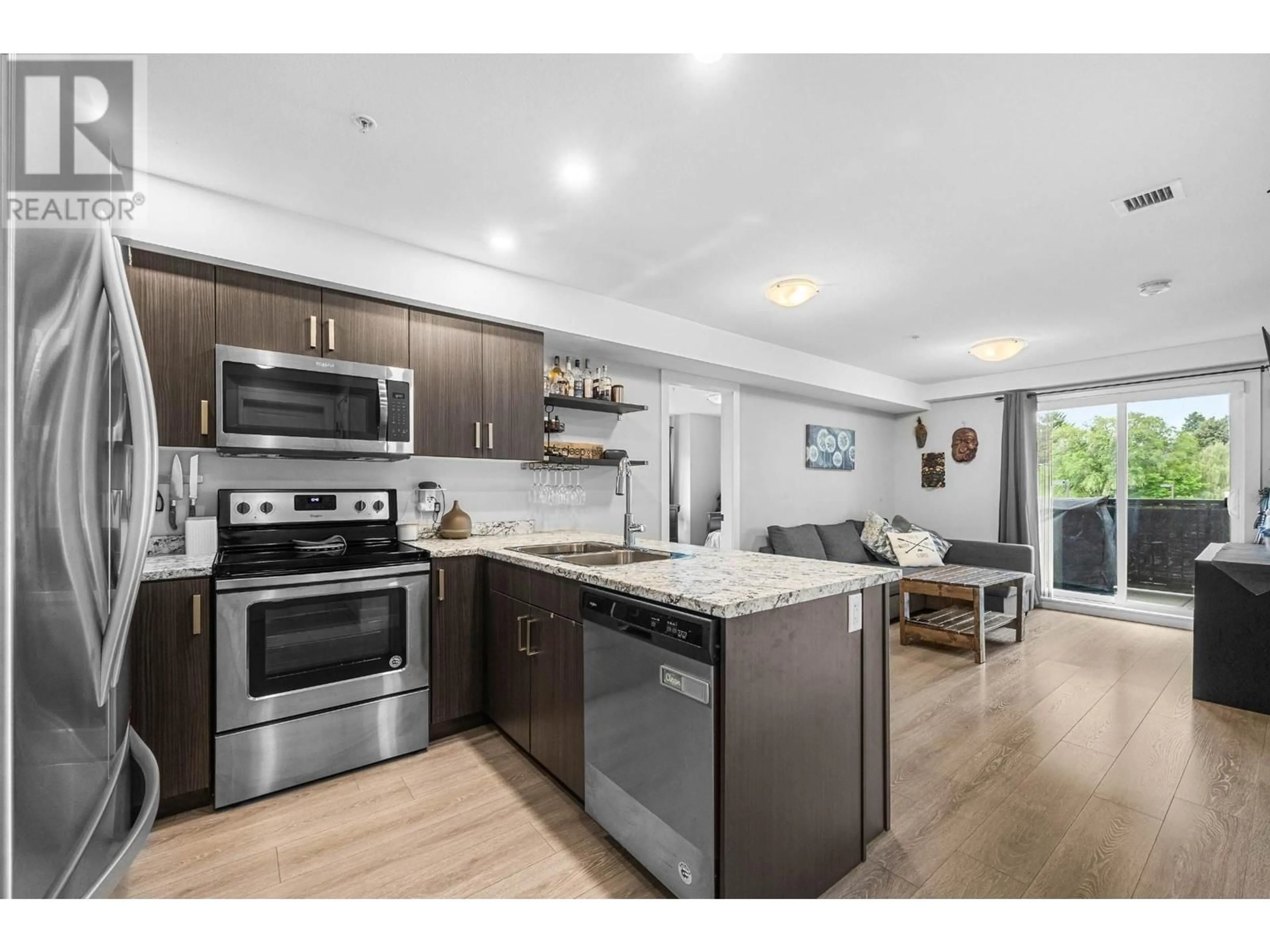 Open concept kitchen, unknown for 5170 DALLAS Drive Unit# 200, Kamloops British Columbia V2H1T7