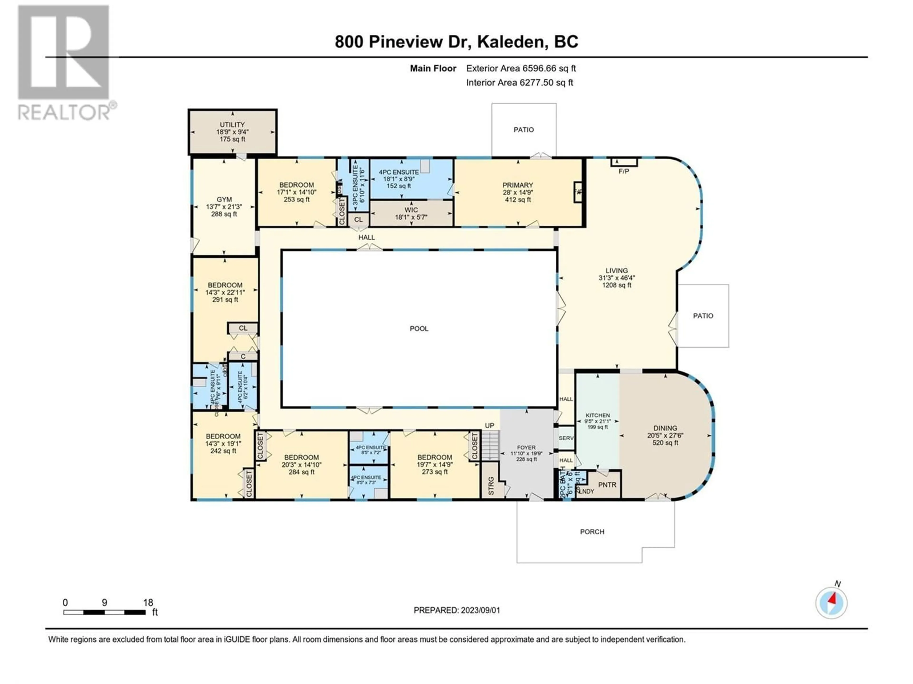 Floor plan for 800 PINEVIEW Drive, Kaleden British Columbia V0H1K0