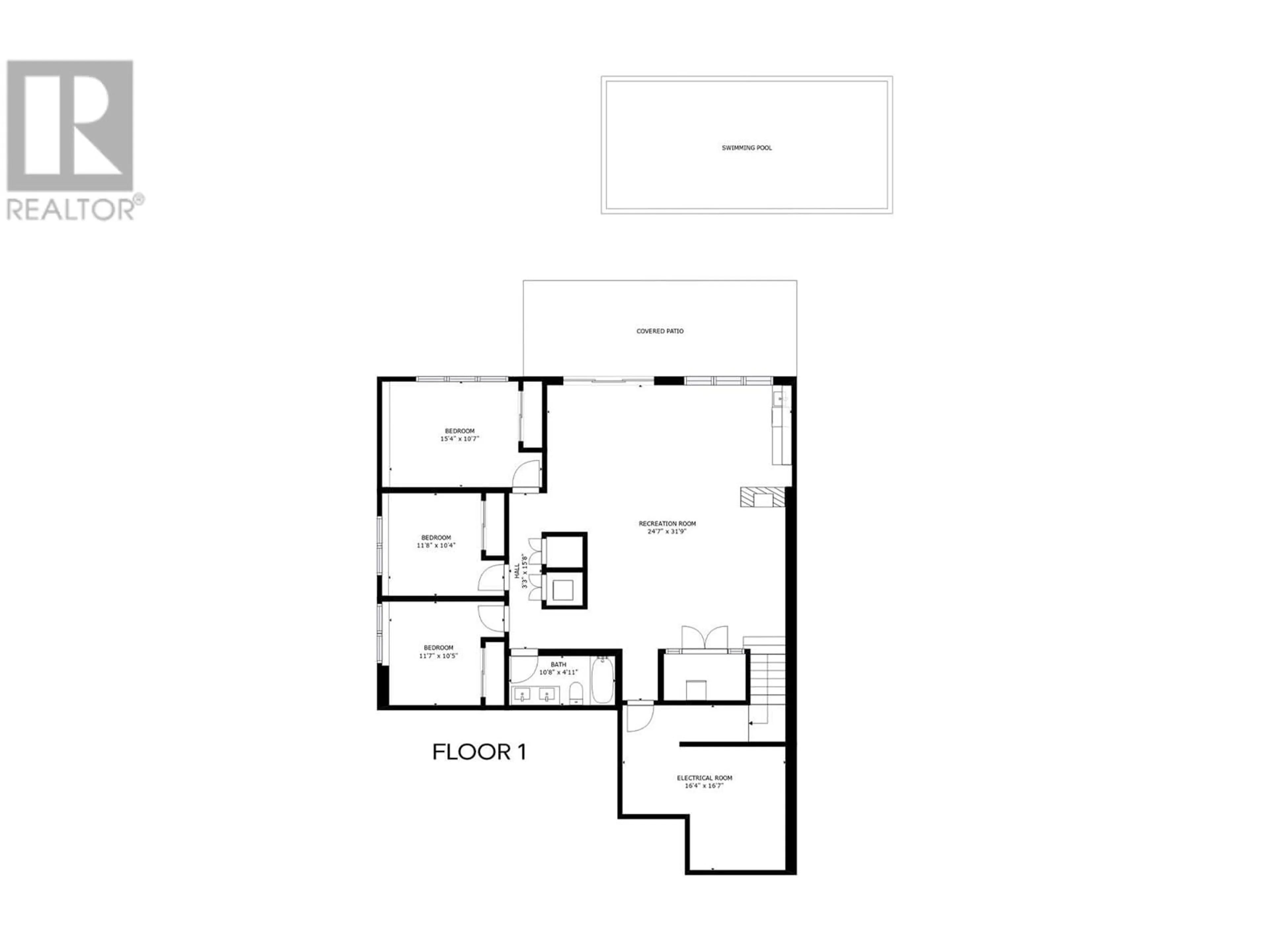 Floor plan for 6 - 3121 THACKER DRIVE, West Kelowna British Columbia V1Z1X6
