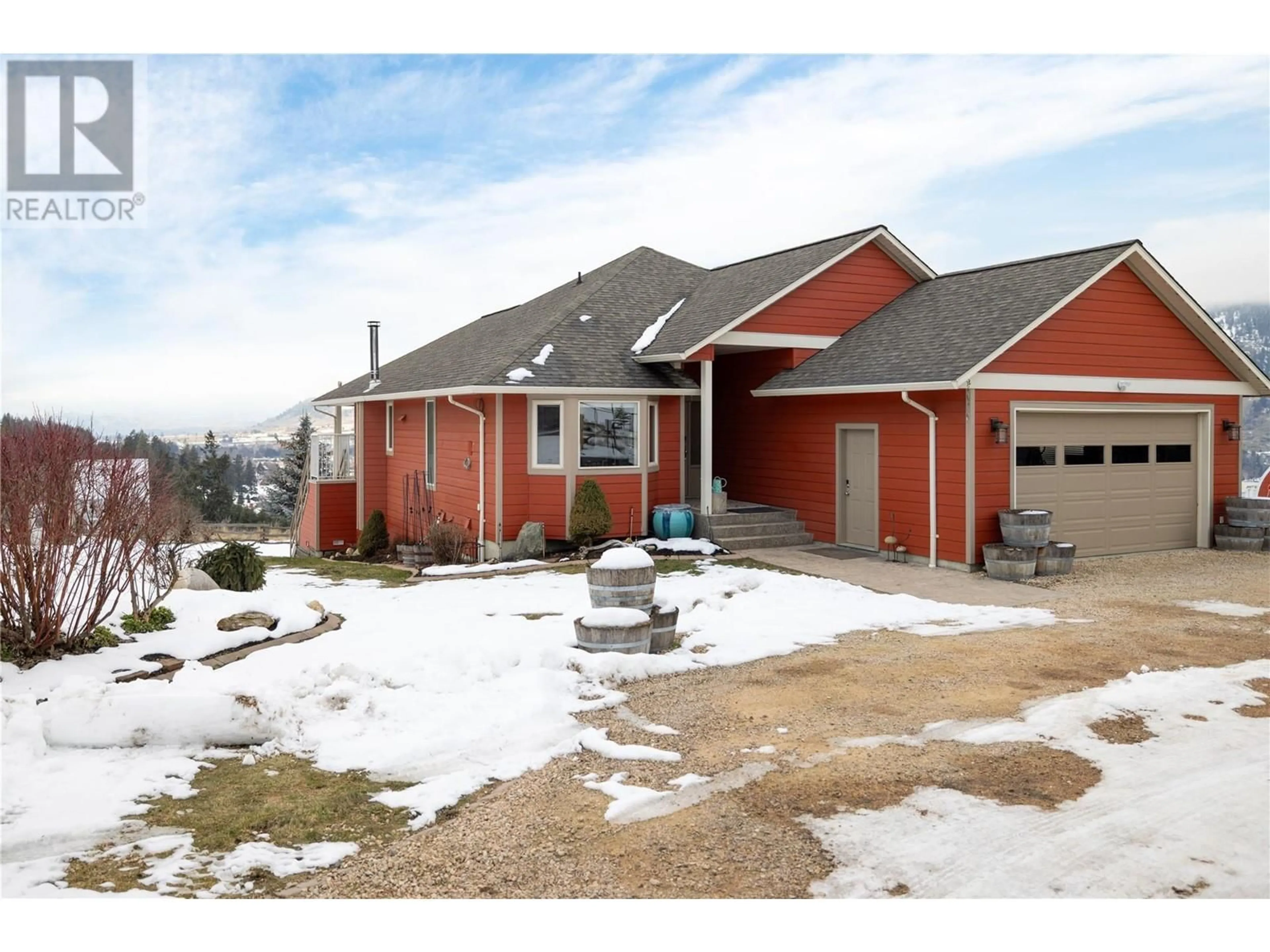 Home with brick exterior material, unknown for 5380 LEARMOUTH ROAD, Lavington British Columbia V1B3E8