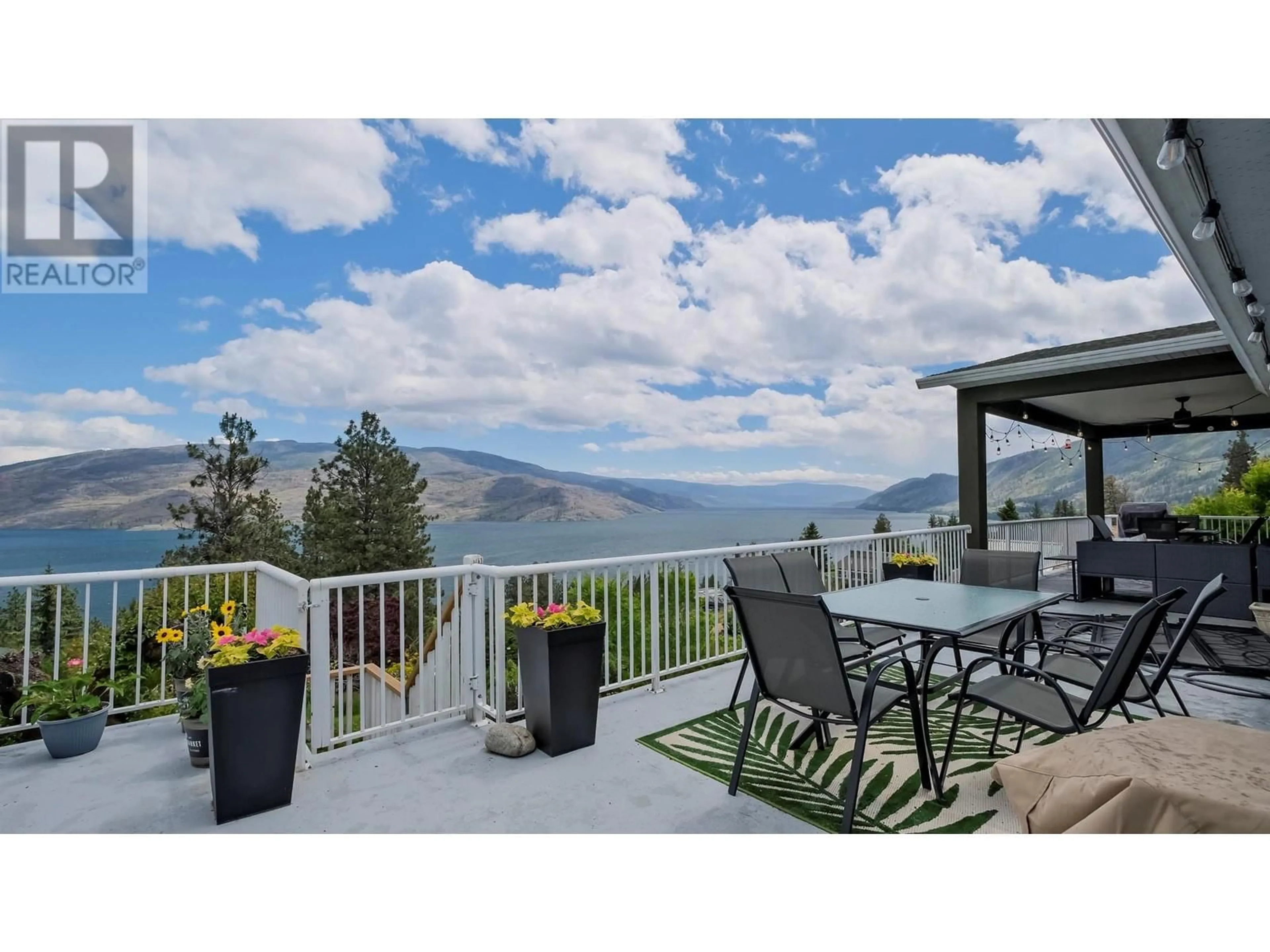 Patio, mountain view for 6471 Vernon Avenue, Peachland British Columbia V0H1X8