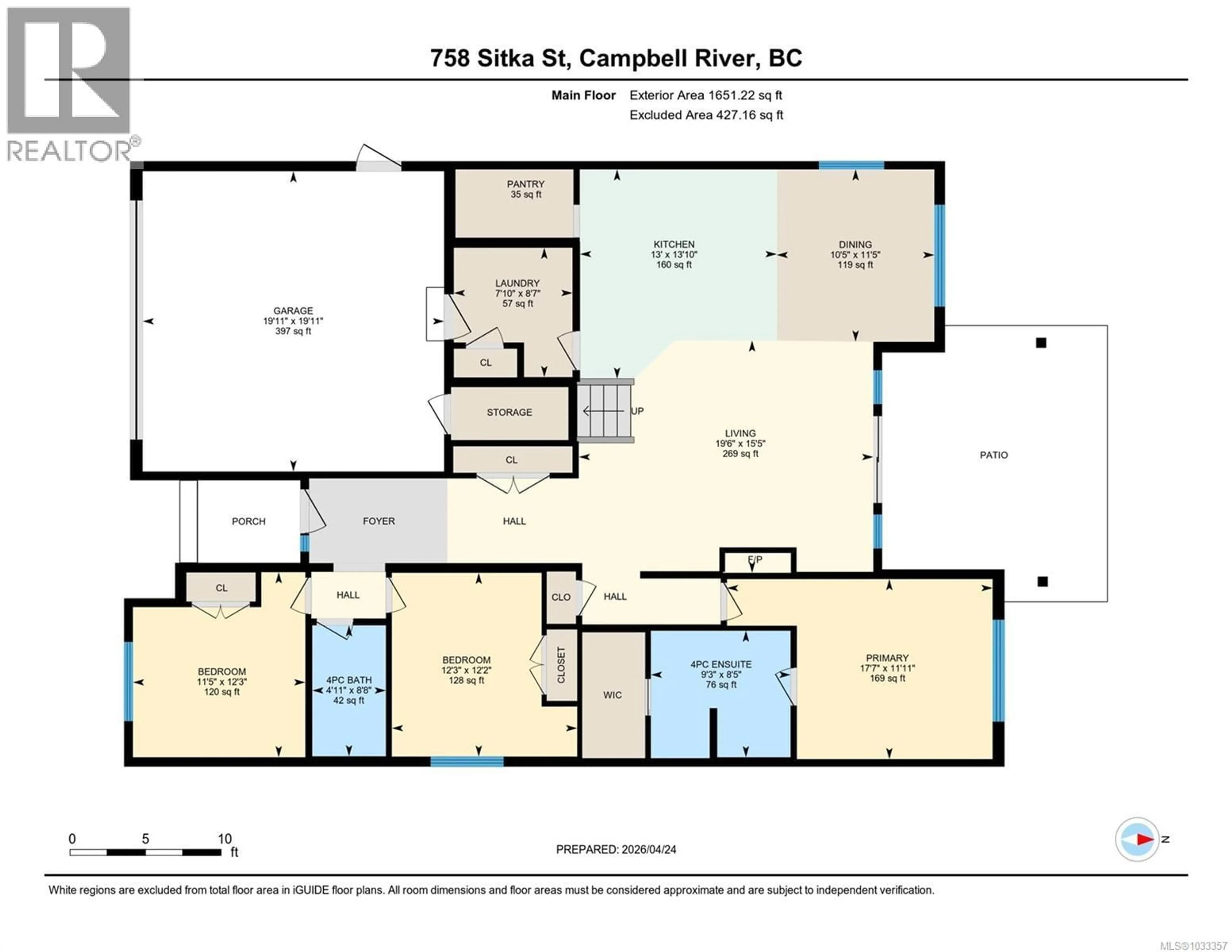 Floor plan for 758 SITKA STREET, Campbell River British Columbia V9H0G4