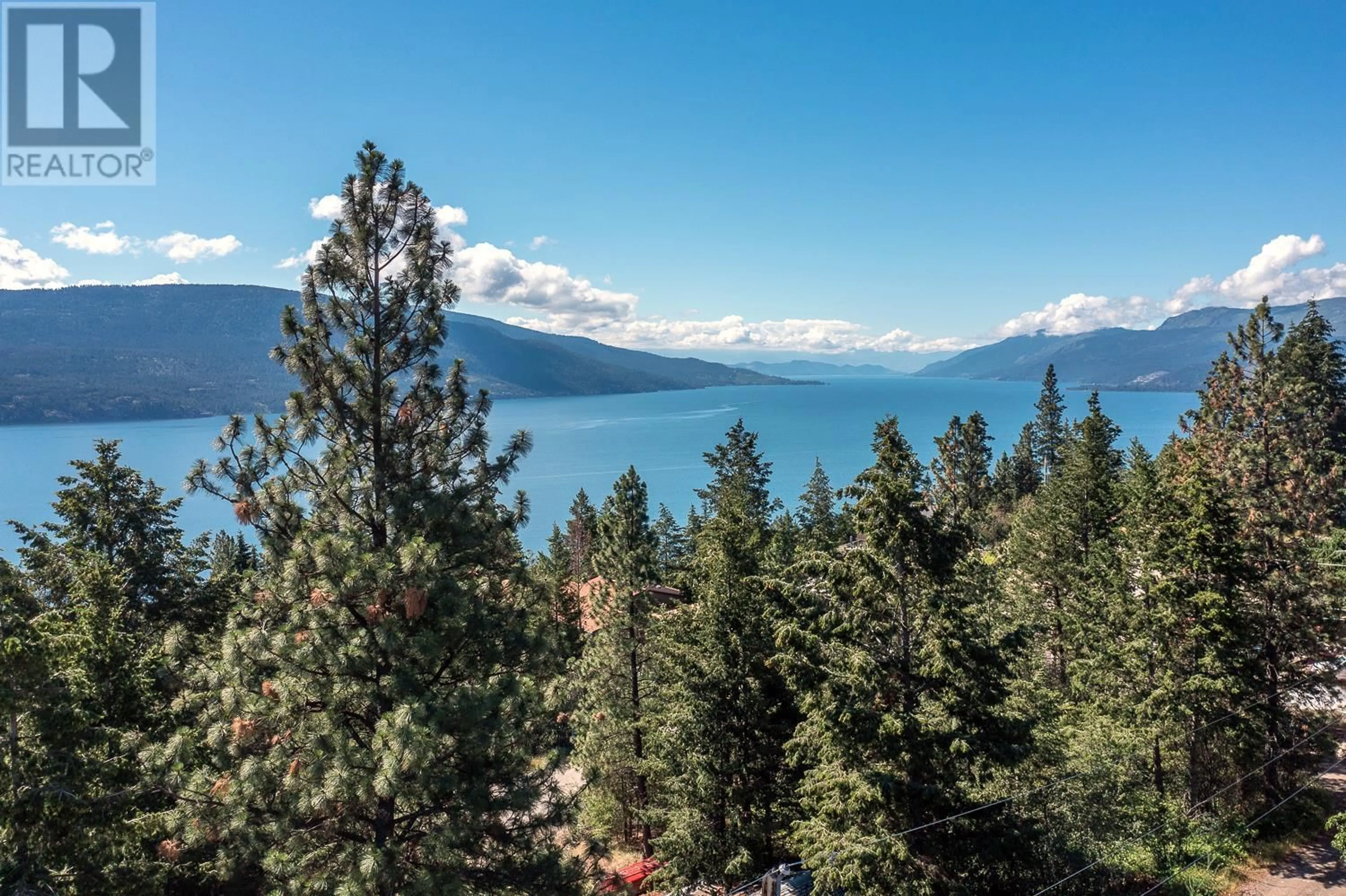 A pic from outside/outdoor area/front of a property/back of a property/a pic from drone, water/lake/river/ocean view for 571 Mountain Drive, Vernon British Columbia V1H2B7