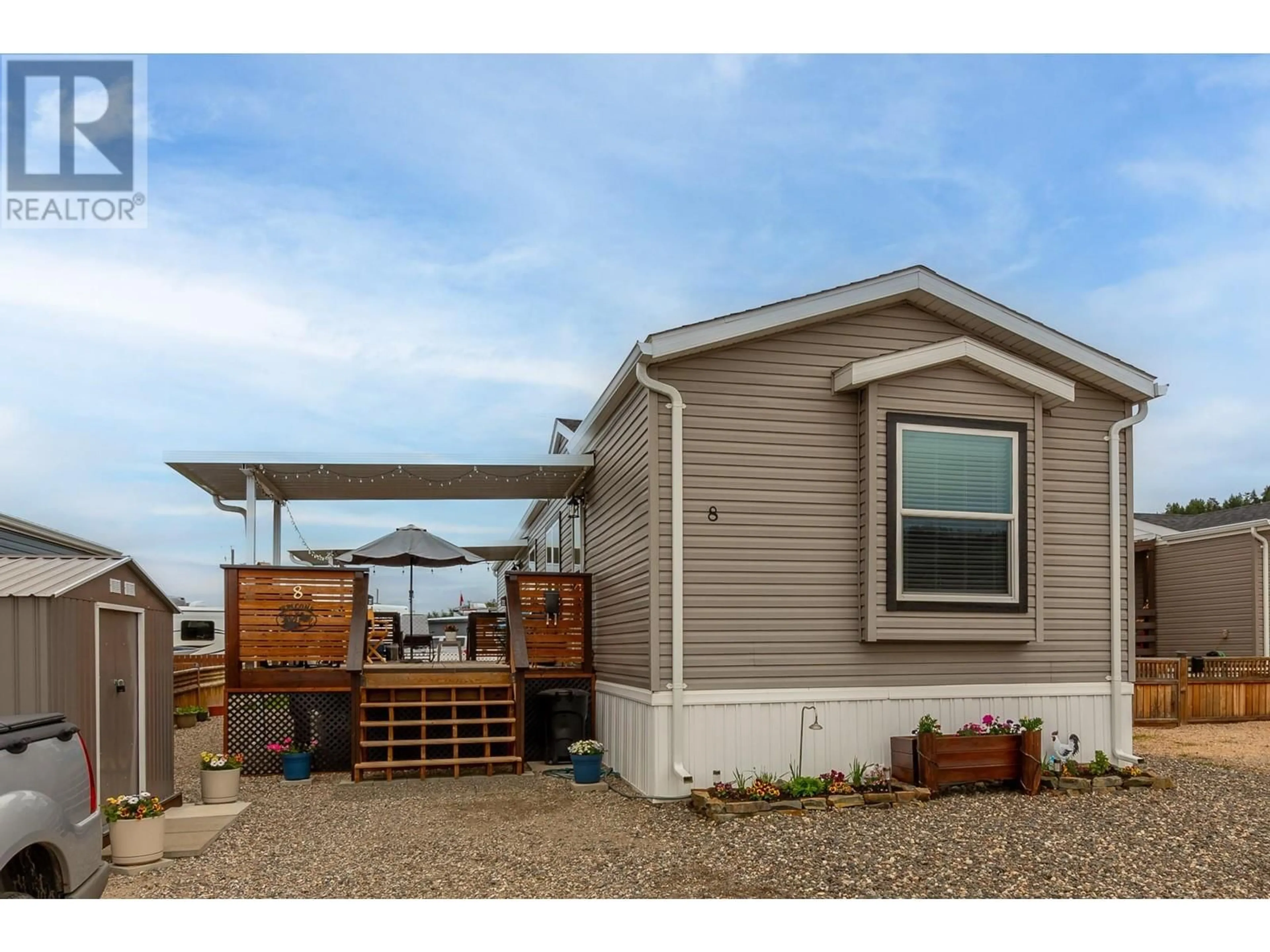 Home with vinyl exterior material, unknown for 8 - 61 ANTOINE ROAD, Vernon British Columbia V1H2A1