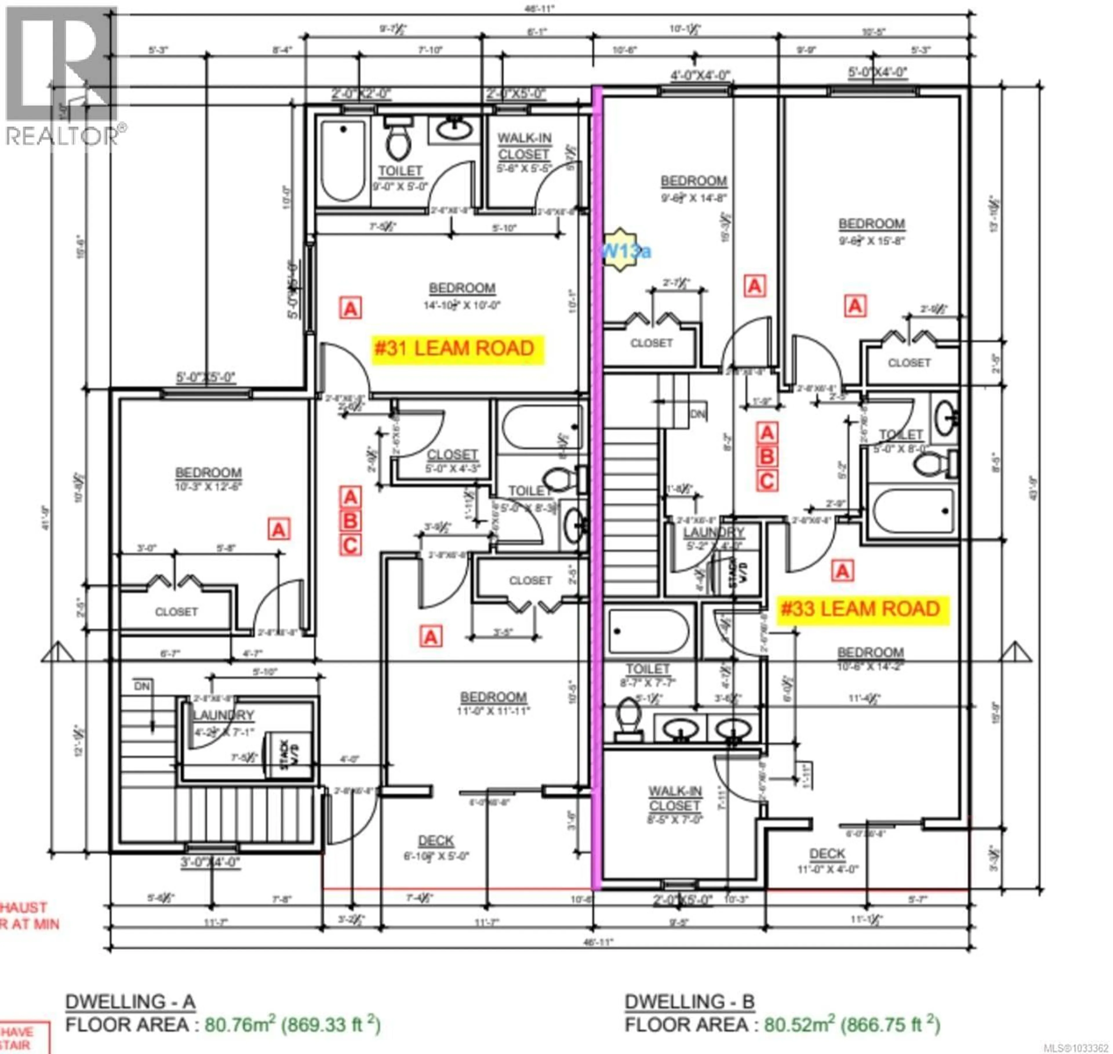 Floor plan for 33 LEAM ROAD, Nanaimo British Columbia V9T3N7