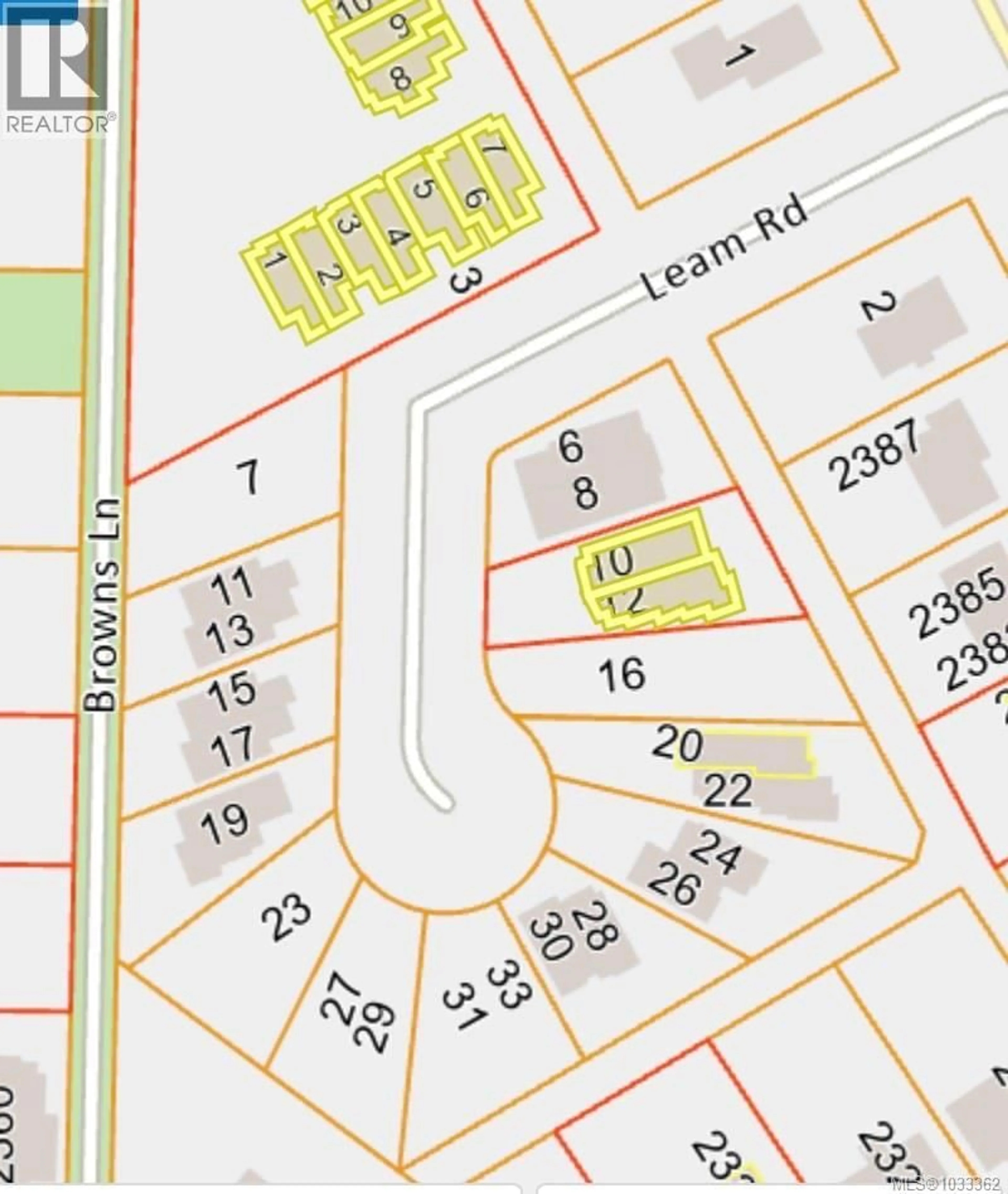Picture of a map for 33 LEAM ROAD, Nanaimo British Columbia V9T3N7