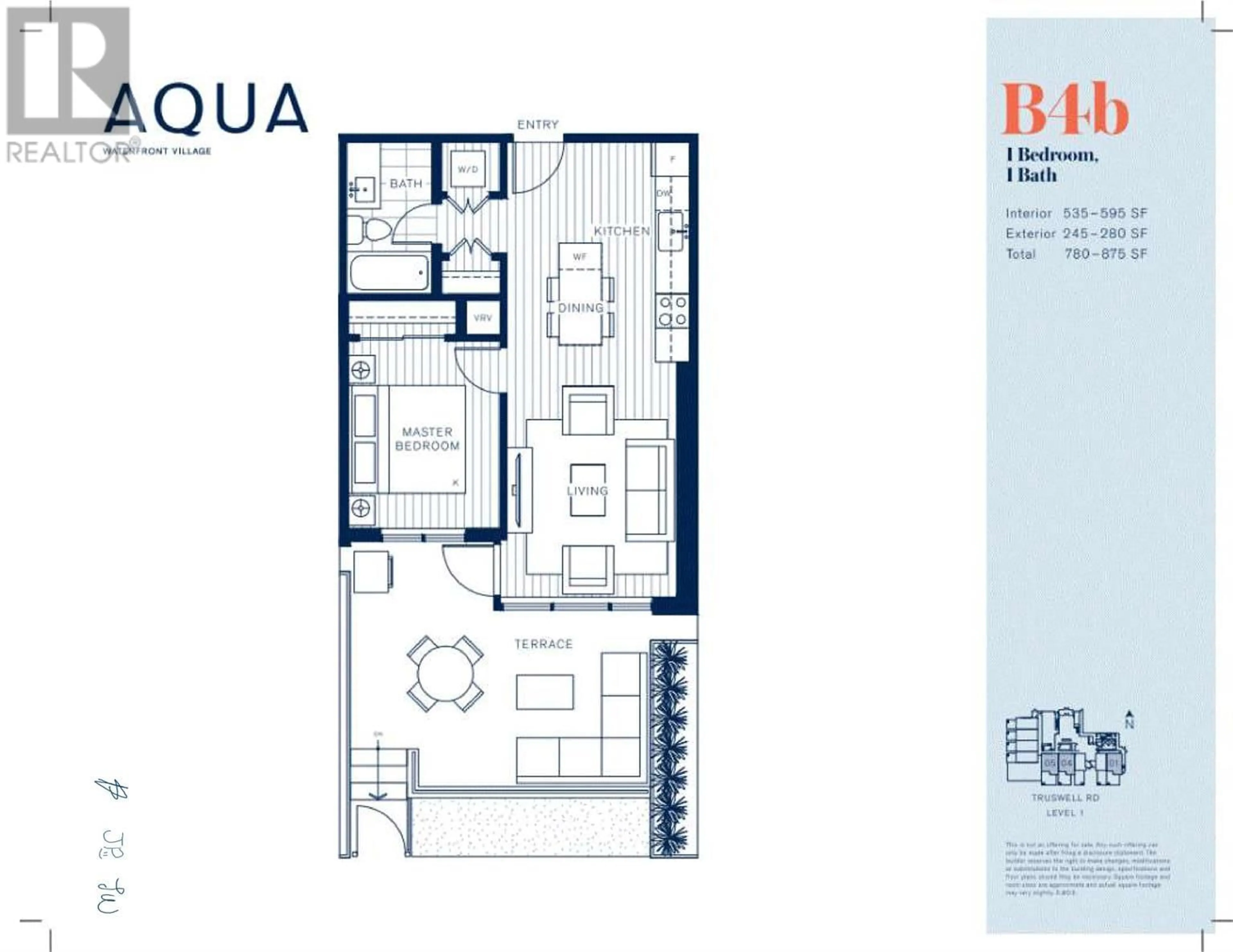 Floor plan for 3699 Capozzi Road Unit# 104, Kelowna British Columbia V1W0G3