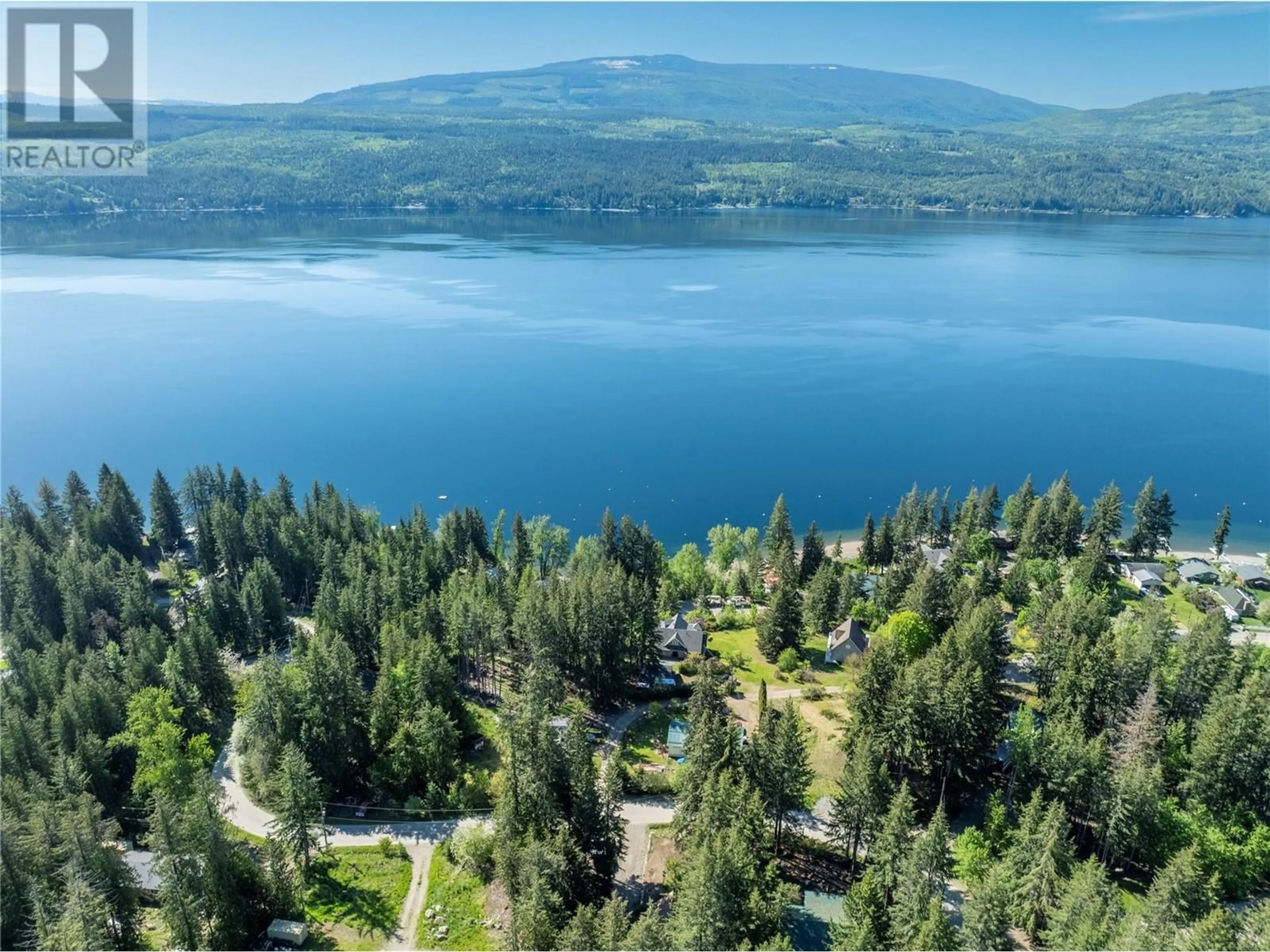 A pic from outside/outdoor area/front of a property/back of a property/a pic from drone, water/lake/river/ocean view for 2572 AIRSTRIP ROAD, Anglemont British Columbia V0E1M8