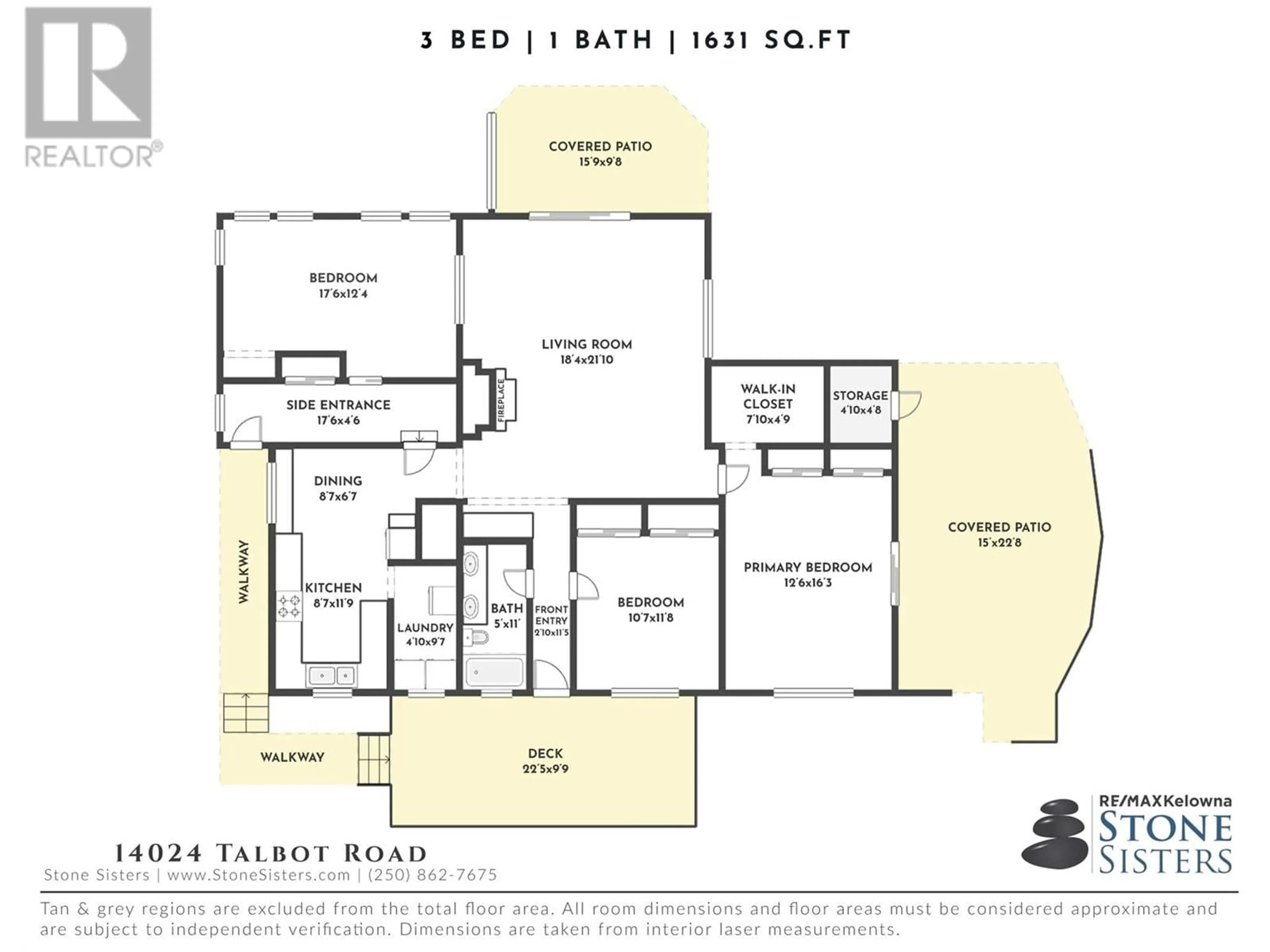 Floor plan for 14024 TALBOT ROAD, Lake Country British Columbia V4V2C2