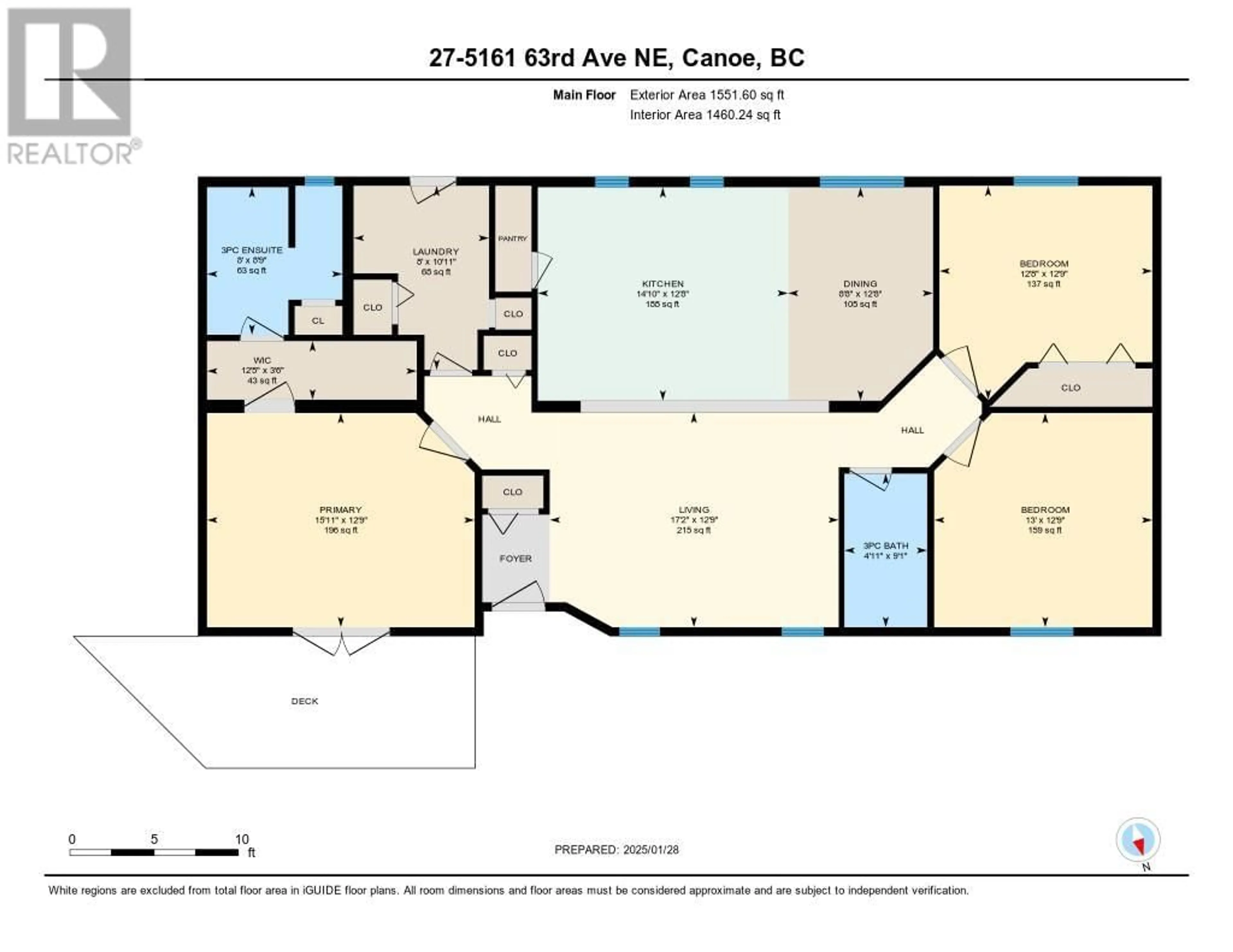 Floor plan for 5161 63 Avenue NE Unit# 27, Salmon Arm British Columbia V0E1K0