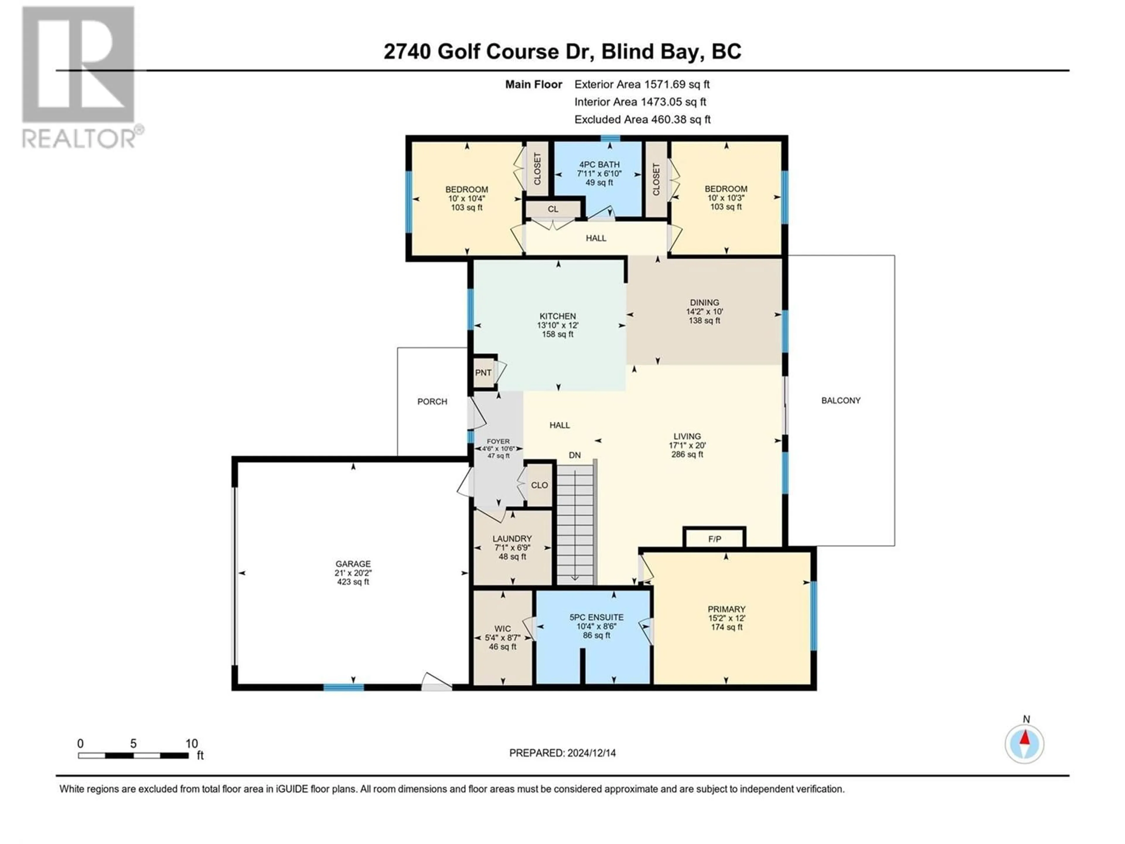 Floor plan for 2741 Golf Course Drive, Blind Bay British Columbia V0E1H2