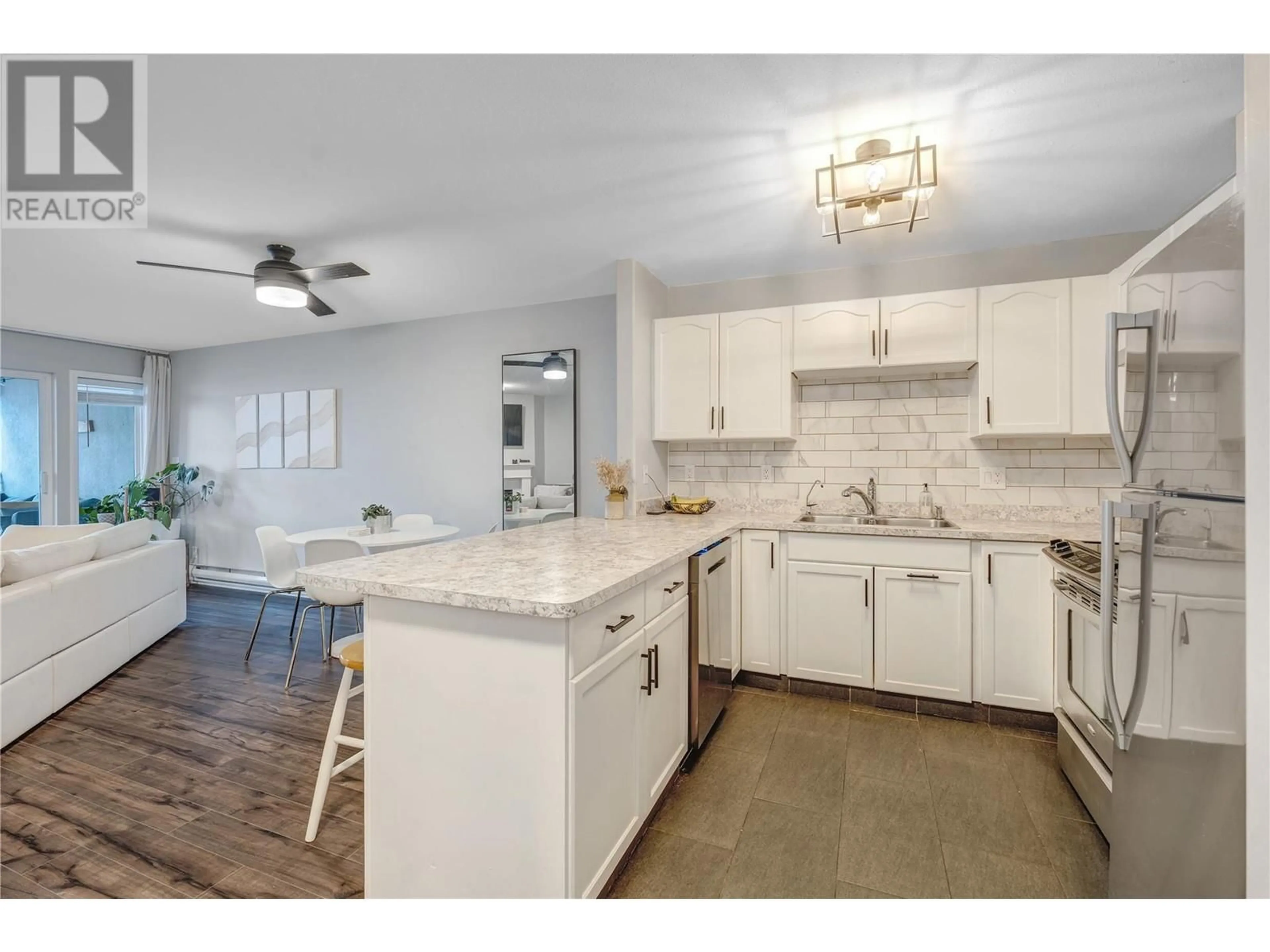 Open concept kitchen, unknown for 3310 Skaha Lake Road Unit# 205, Penticton British Columbia V2A6G4