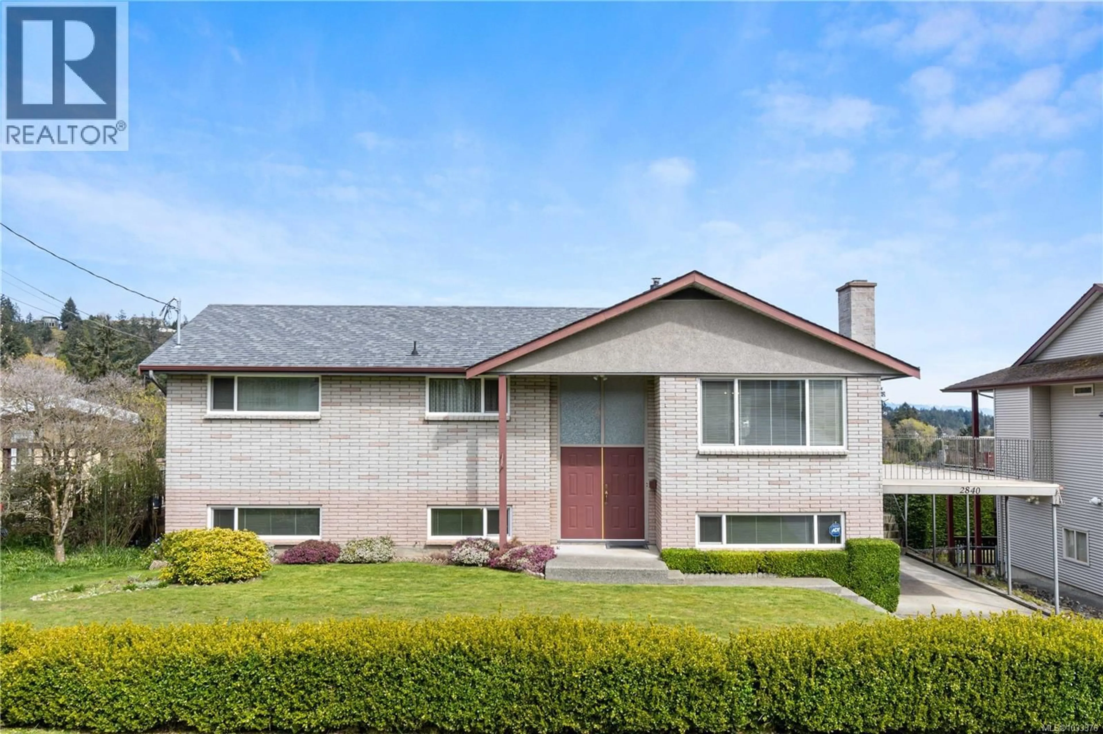 Home with brick exterior material, street for 2840 HALIDAY CRESCENT, Nanaimo British Columbia V9S3M9