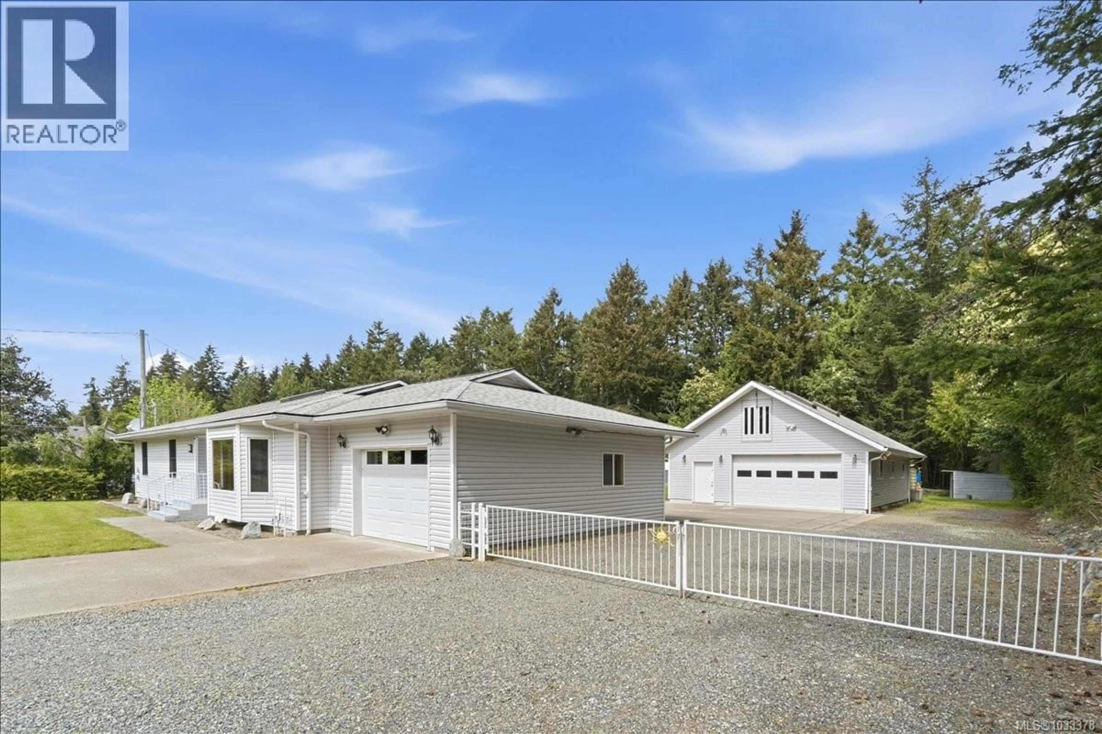 Home with vinyl exterior material, street for 7080 BLACKJACK DRIVE, Lantzville British Columbia V0R2H0