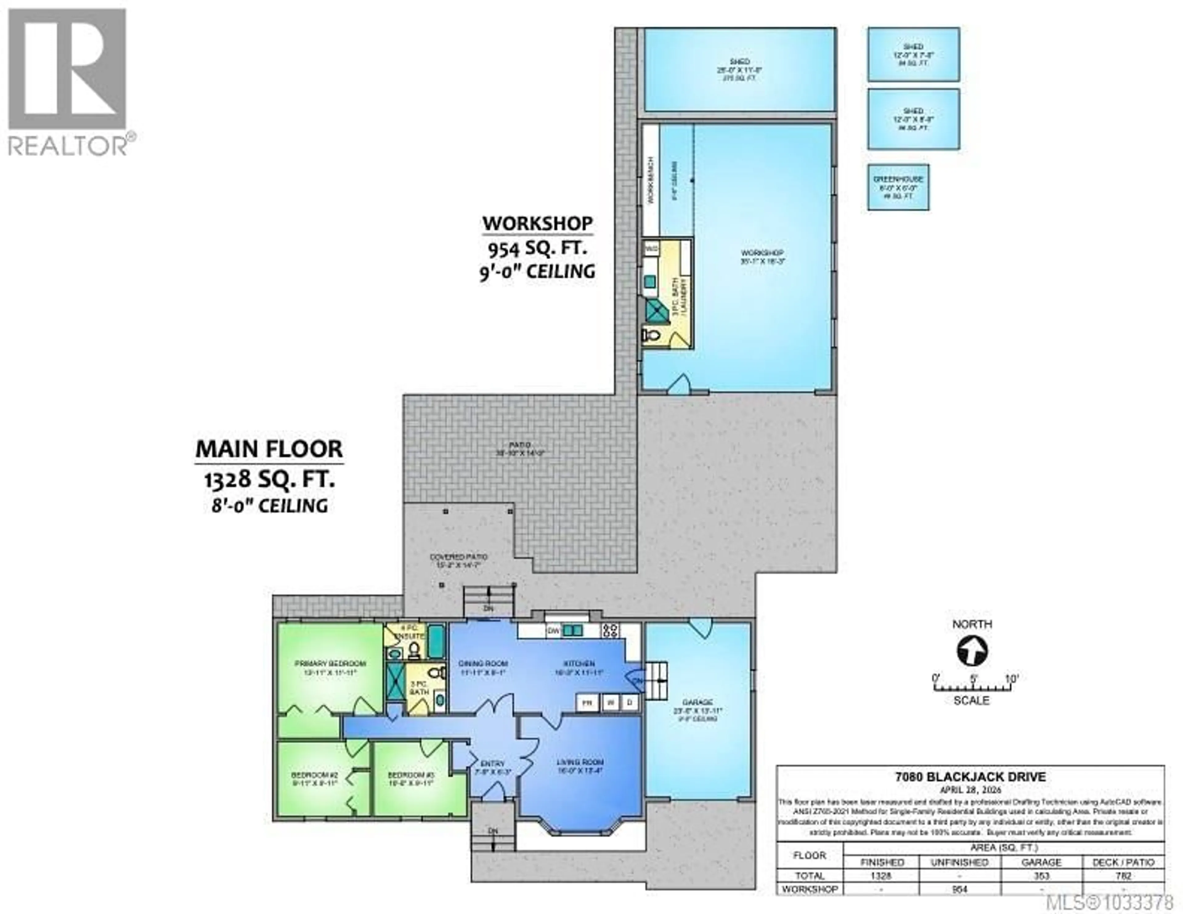 Floor plan for 7080 BLACKJACK DRIVE, Lantzville British Columbia V0R2H0