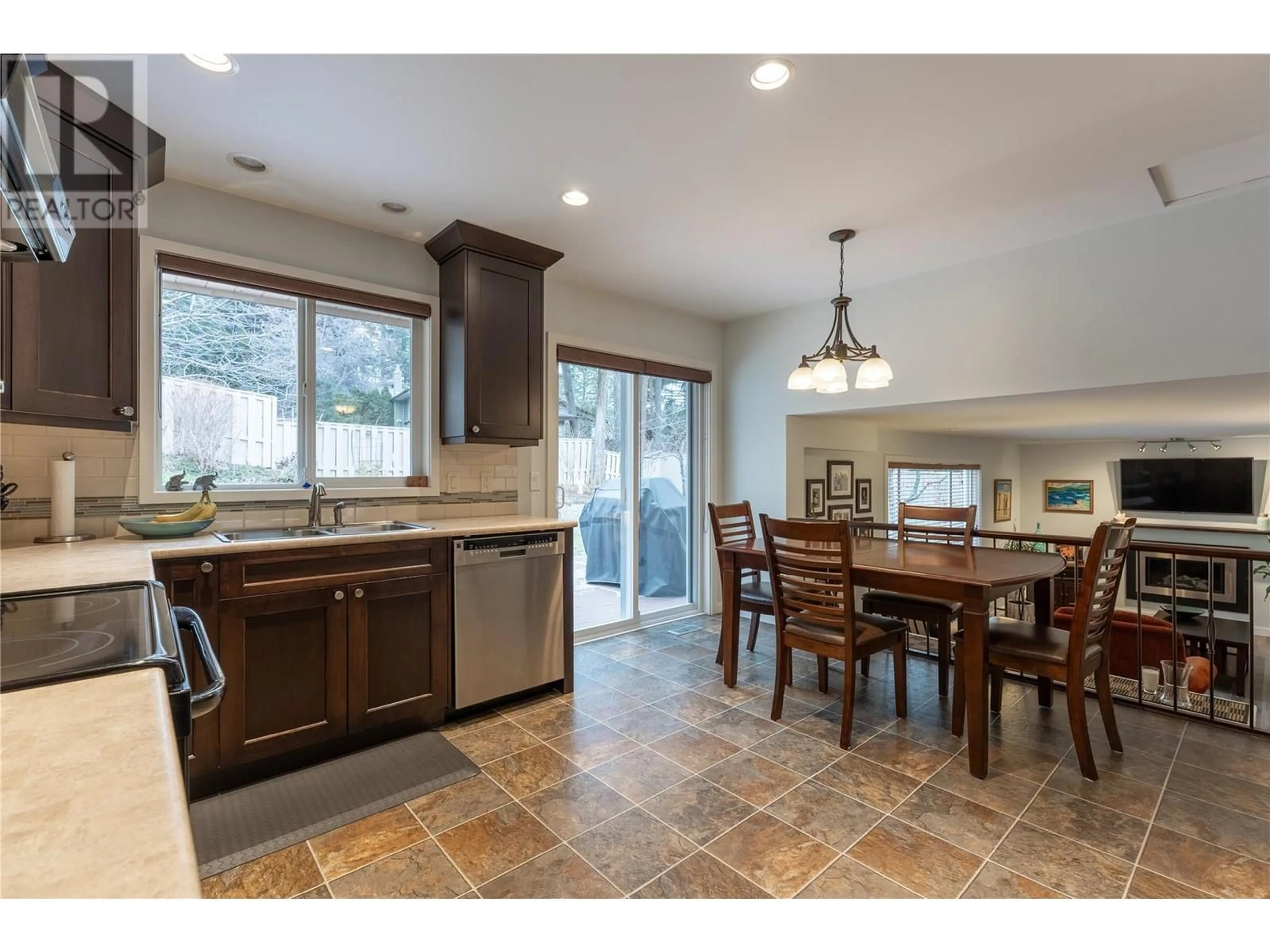 Open concept kitchen, ceramic/tile floor for 1060 Marathon Court, West Kelowna British Columbia V1Z3H9